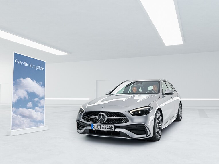 Gli aggiornamenti del software sono uno dei vari Digital Extras di Mercedes-Benz.