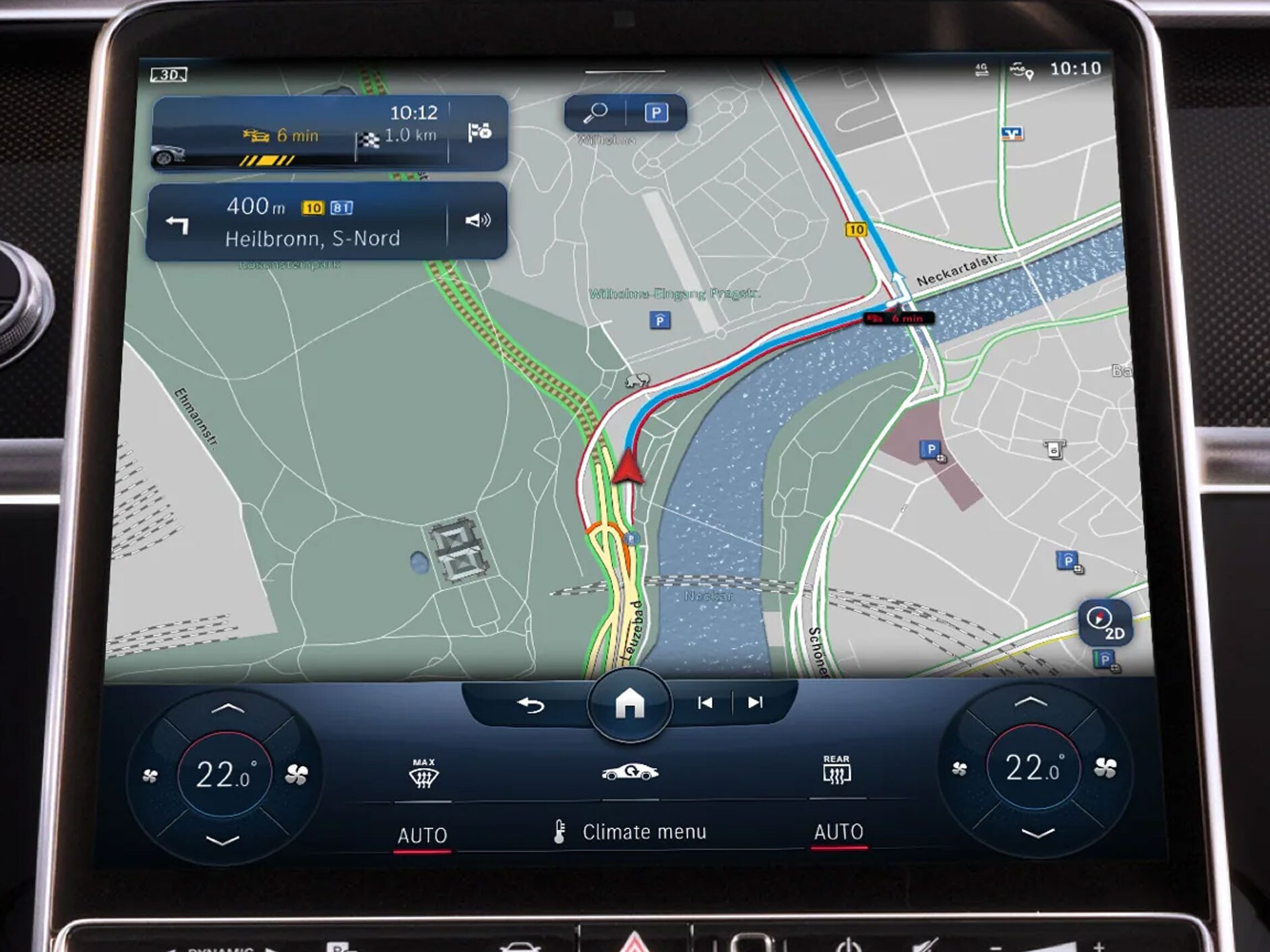 Un'immagine esemplificativa della funzione Live Traffic Information.