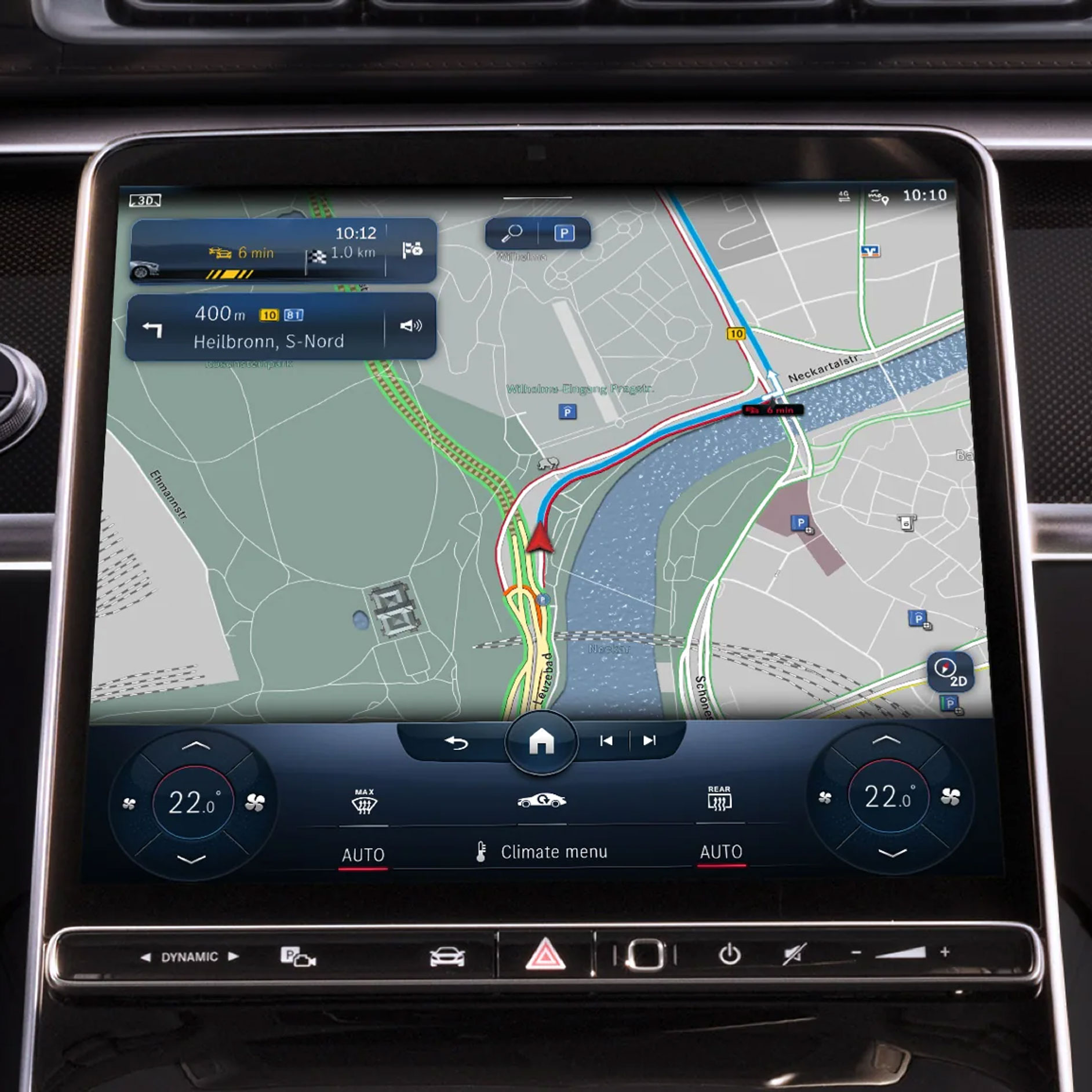 Live Traffic Information | Pacchetto Excellence | Mercedes-Benz Un'immagine esemplificativa della funzione Live Traffic Information.