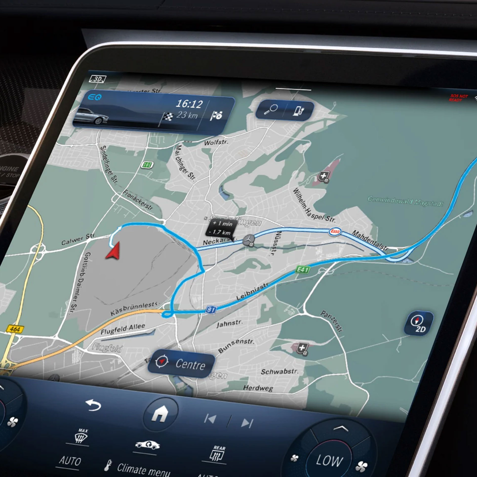 Navigazione Online | Pacchetto Excellence | Mercedes-Benz Un'immagine esemplificativa della funzione Navigazione Online.