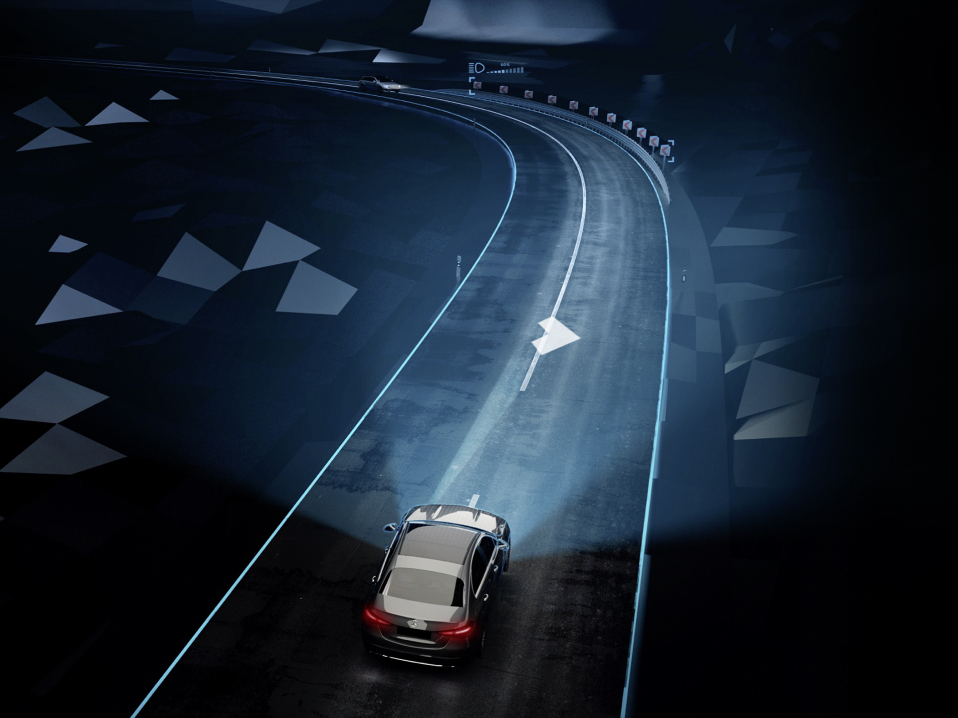 DIGITIAL LIGHT | Safety | Mercedes-Benz I fari DIGITIAL LIGHT di Mercedes-Benz.