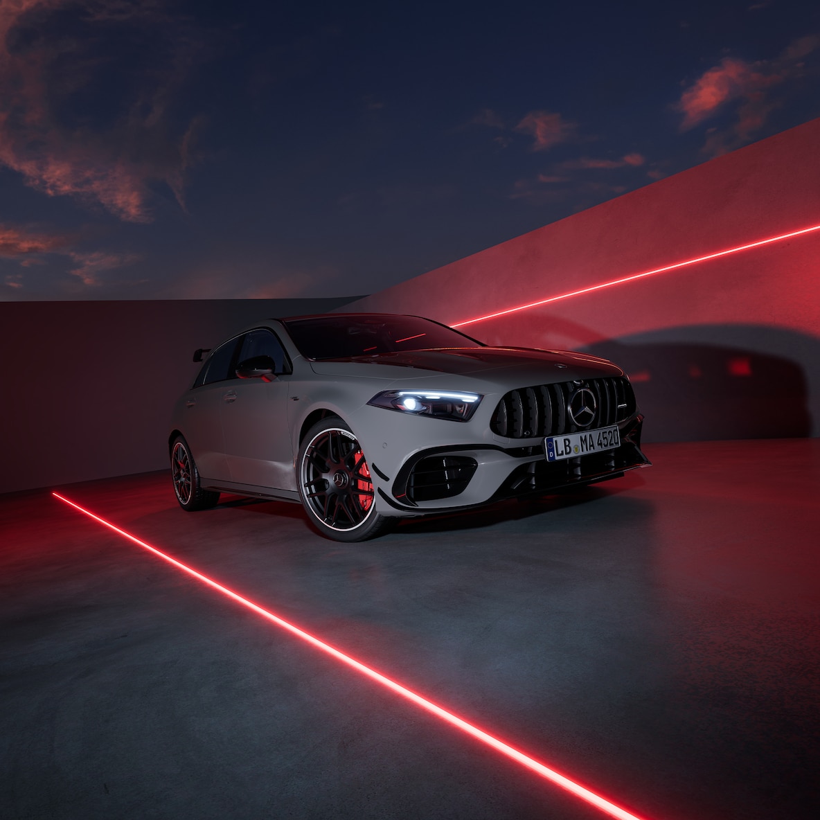 Mercedes-AMG Classe A con pacchetto AMG Design Plus.