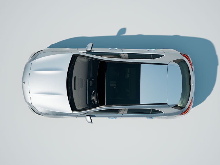 Mercedes-Benz Classe A Berlina dall'alto.