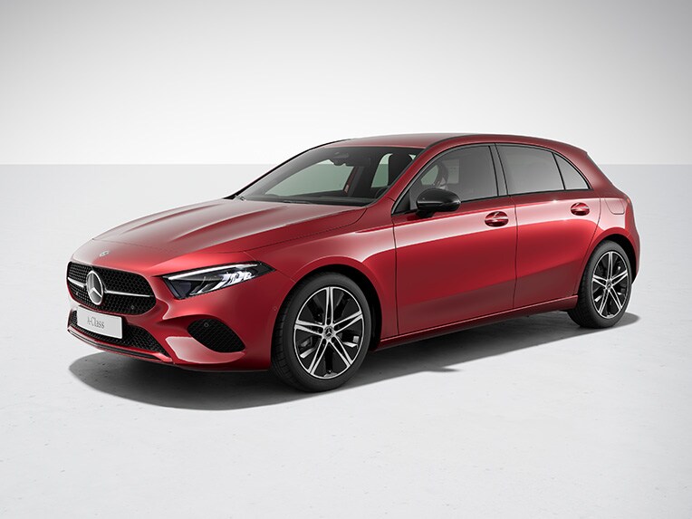 Gli esterni della Mercedes-Benz Classe A Berlina con il pacchetto Night.