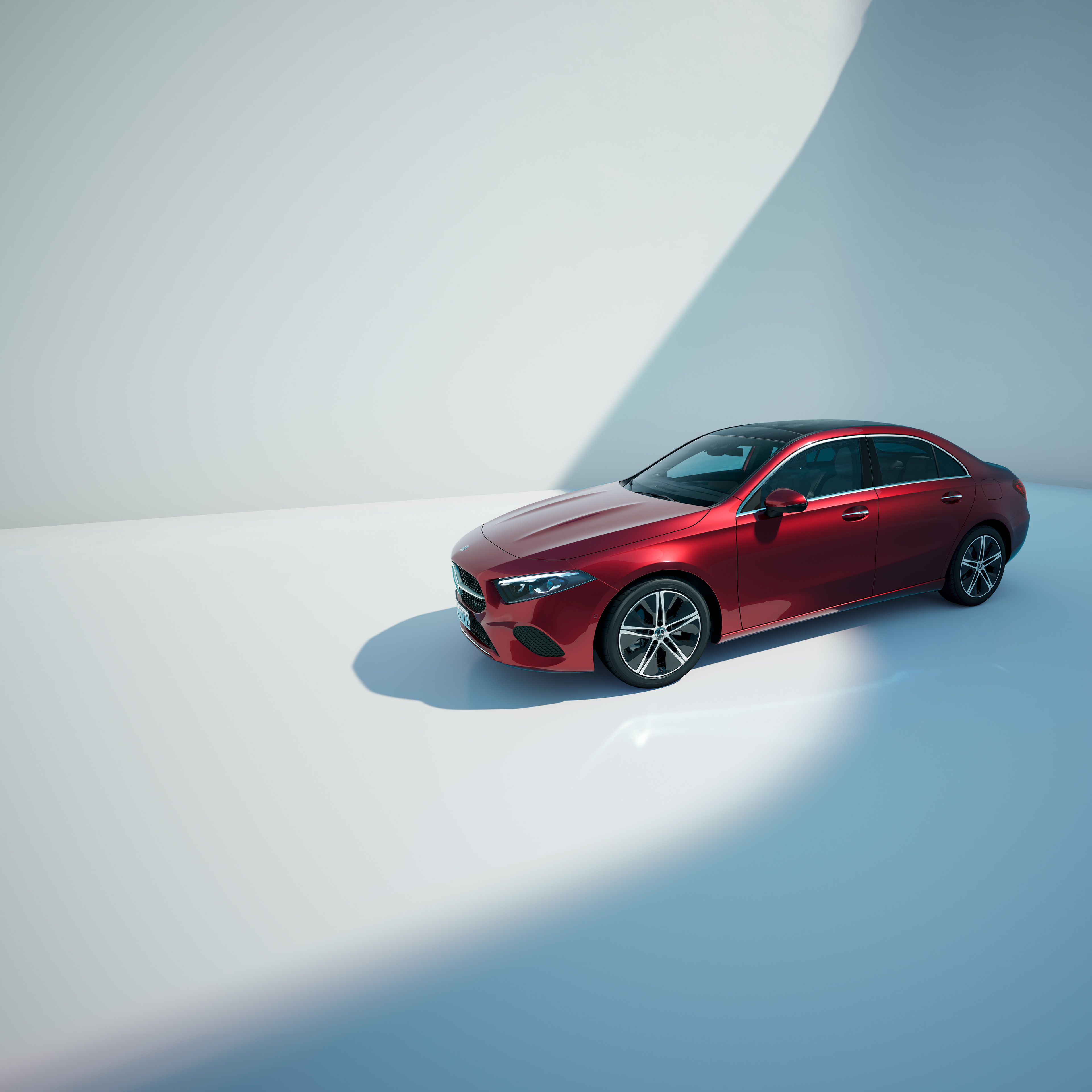 Classe A Sedan | Mercedes-Benz Classe A Sedan di colorazione rossa