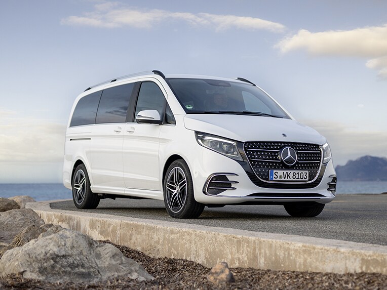 Gli esterni della Mercedes-Benz Classe V.