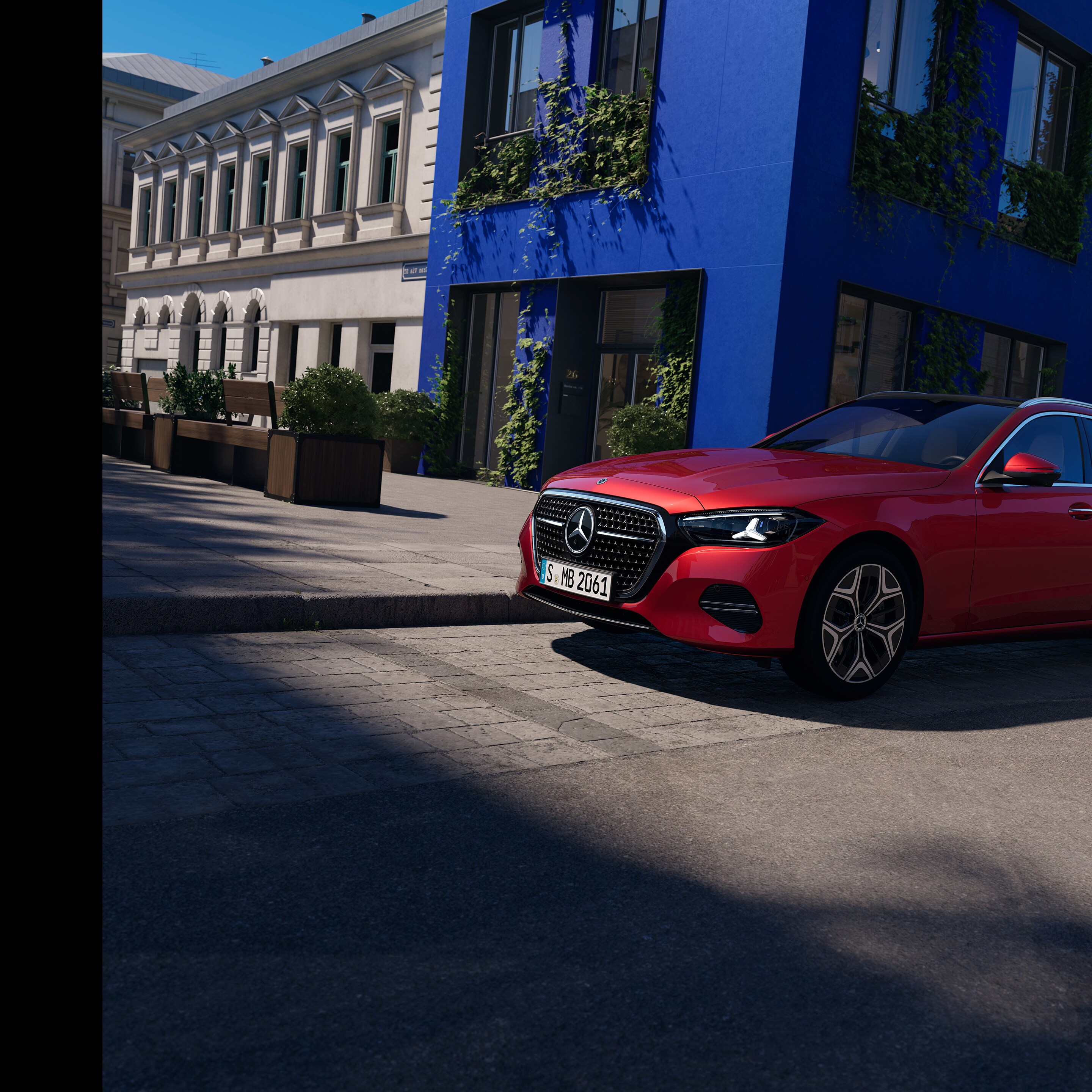 Gli esterni della nuova Classe C Station Wagon di Mercedes-Benz.