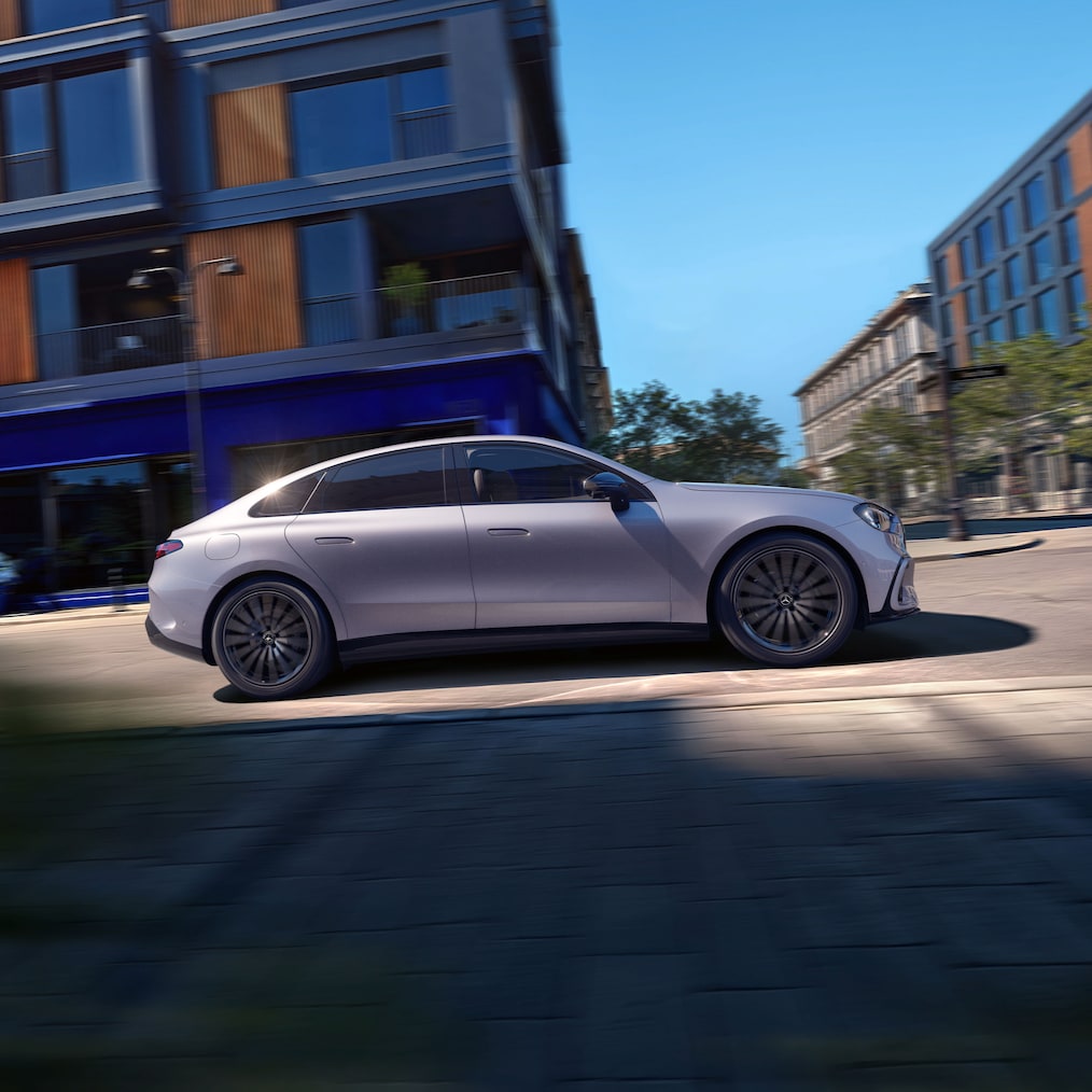 Il pacchetto Agility & Comfort della nuovissima Classe C elettrica di Mercedes-Benz.