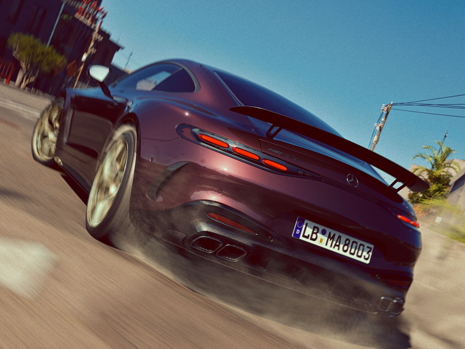 La GT Coupé di Mercedes-AMG.