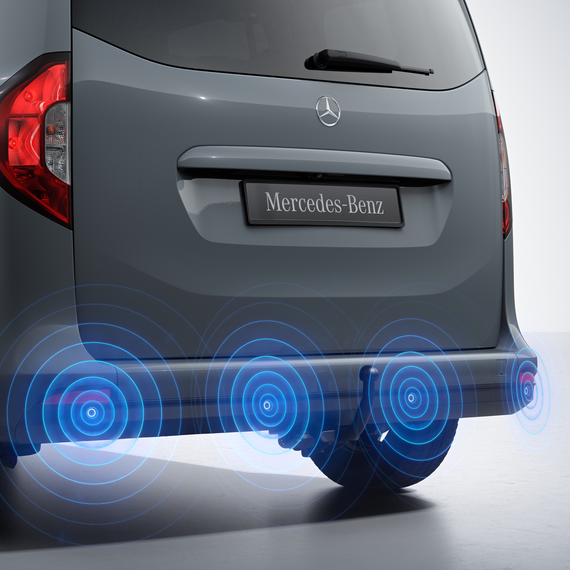 Sistemi di assistenza alla guida | Classe T | Mercedes-Benz Vans Schema dei sistemi di assistenza alla guida basati sulla Classe T.