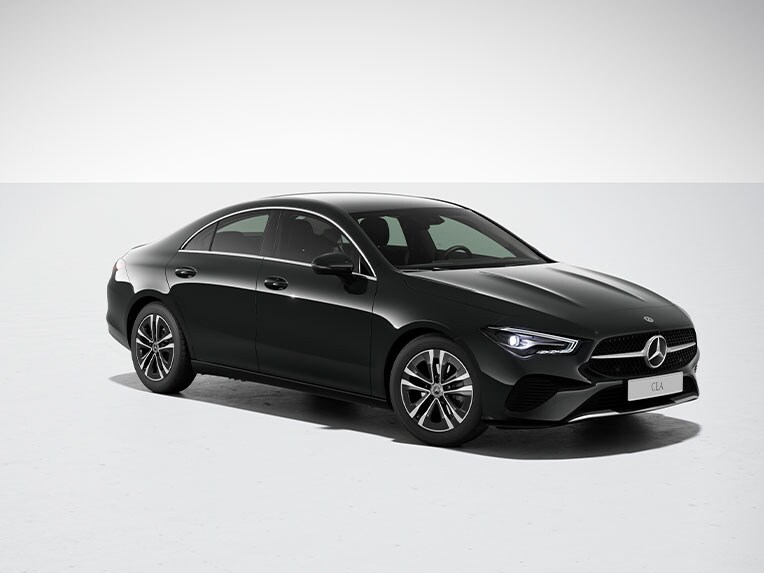 Mercedes-Benz CLA Coupé con equipaggiamento di serie.