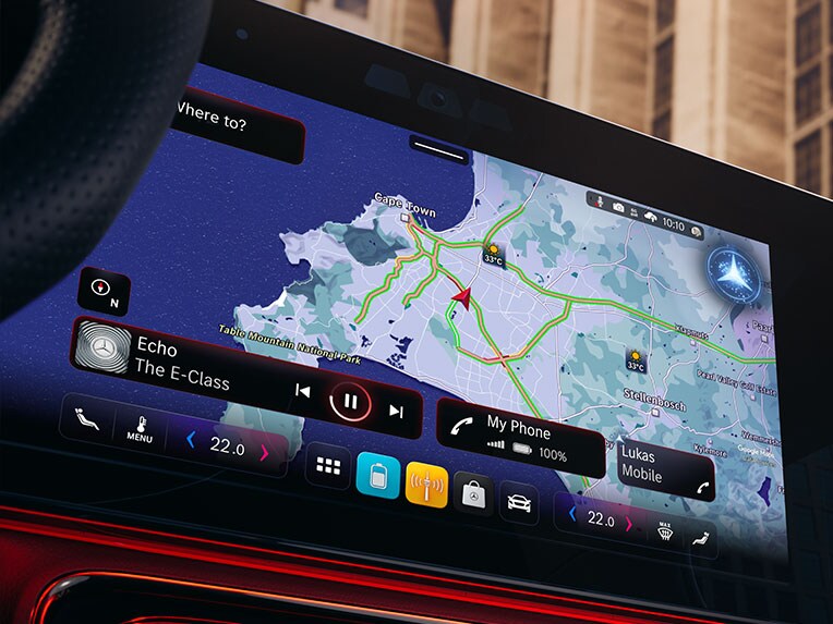 L'assistente virtuale MBUX nella nuova CLA di Mercedes-Benz.
