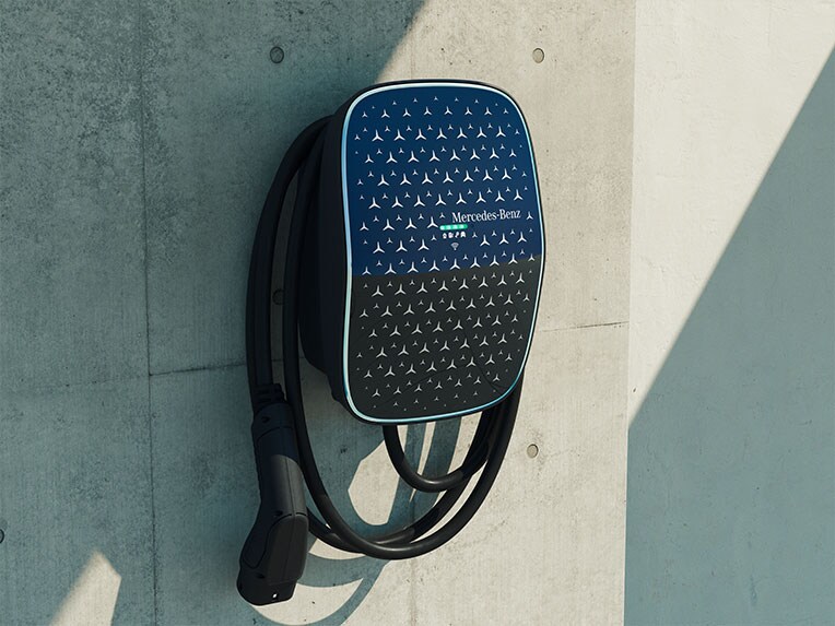 Effettuare la ricarica domestica con il wallbox Mercedes-Benz per la Mercedes-Benz CLA Shooting Brake.