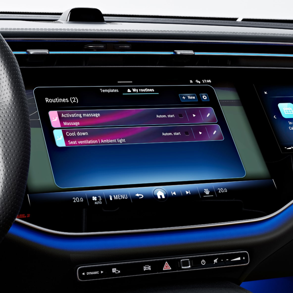 Gli interni della Mercedes-Benz Classe E Berlina.