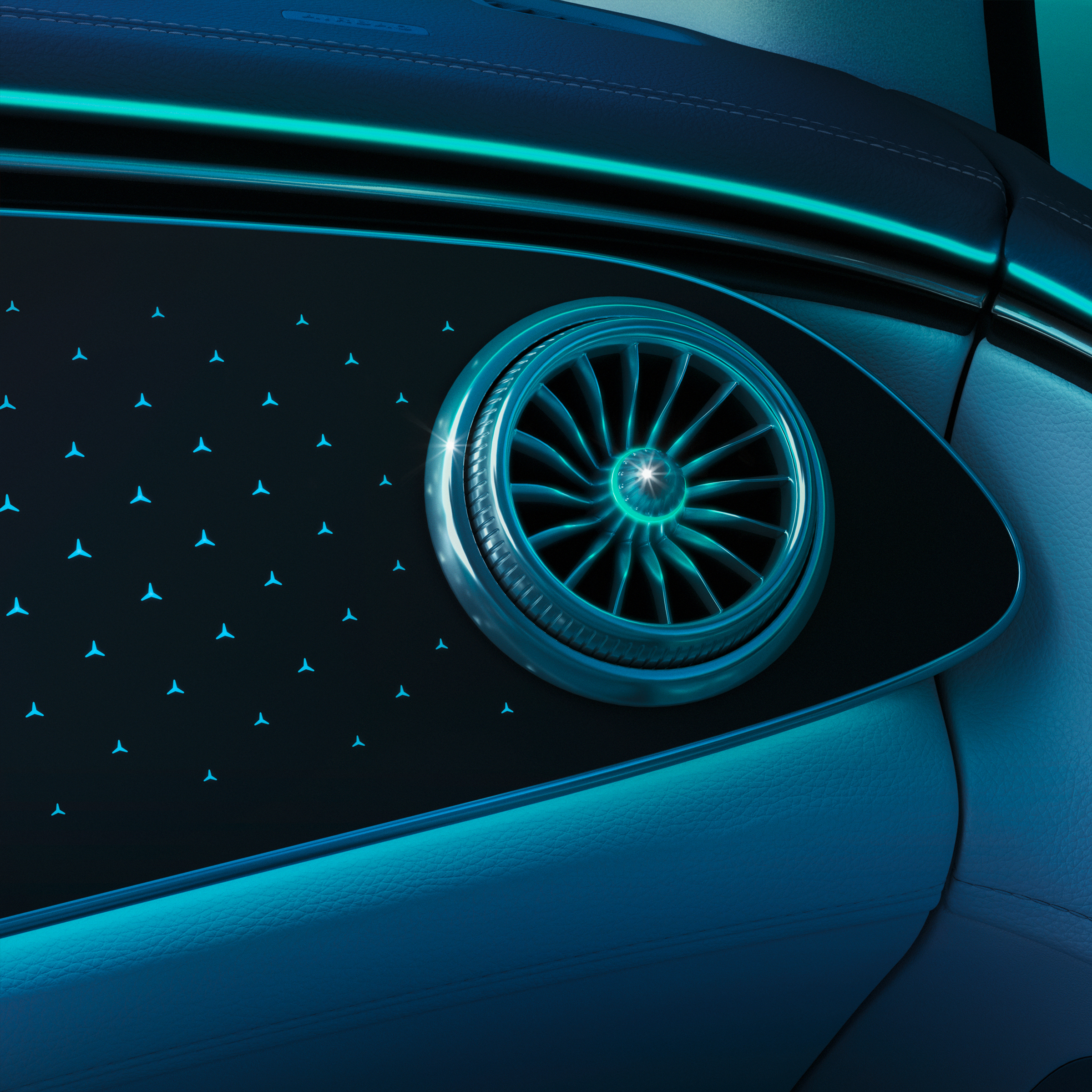 ENERGIZING AIR CONTROL Plus con filtro HEPA a bordo della Mercedes-Benz EQE SUV.