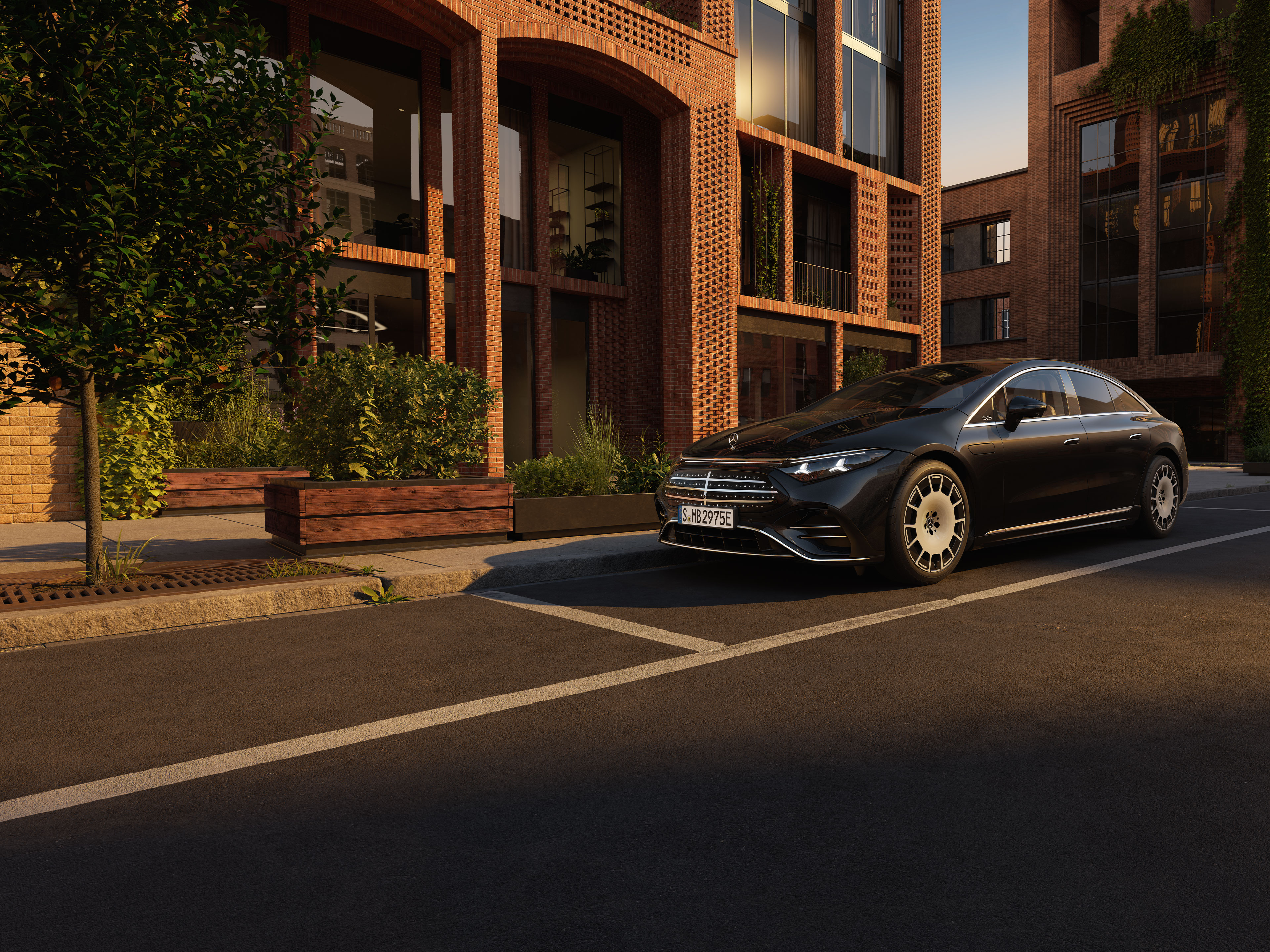 Esterni | EQS | Mercedes-Benz Gli esterni della nuova Mercedes-Benz EQS.