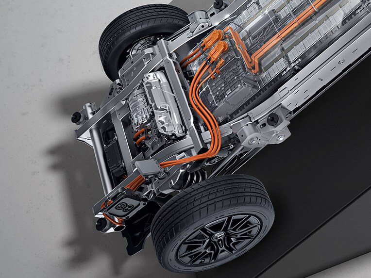 Precondizionamento della batteria nella Mercedes-Benz Classe G completamente elettrica.