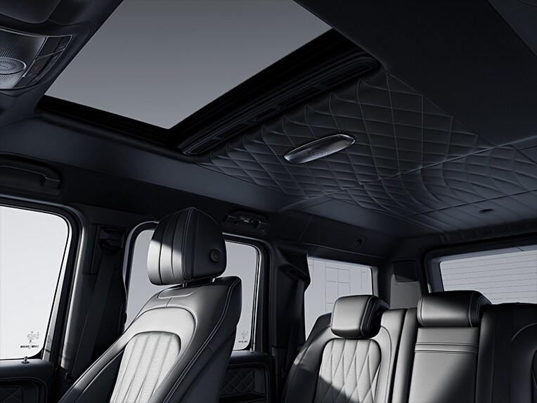 Mercedes-Benz Classe G completamente elettrica con il pacchetto pelle integrale MANUFAKTUR.
