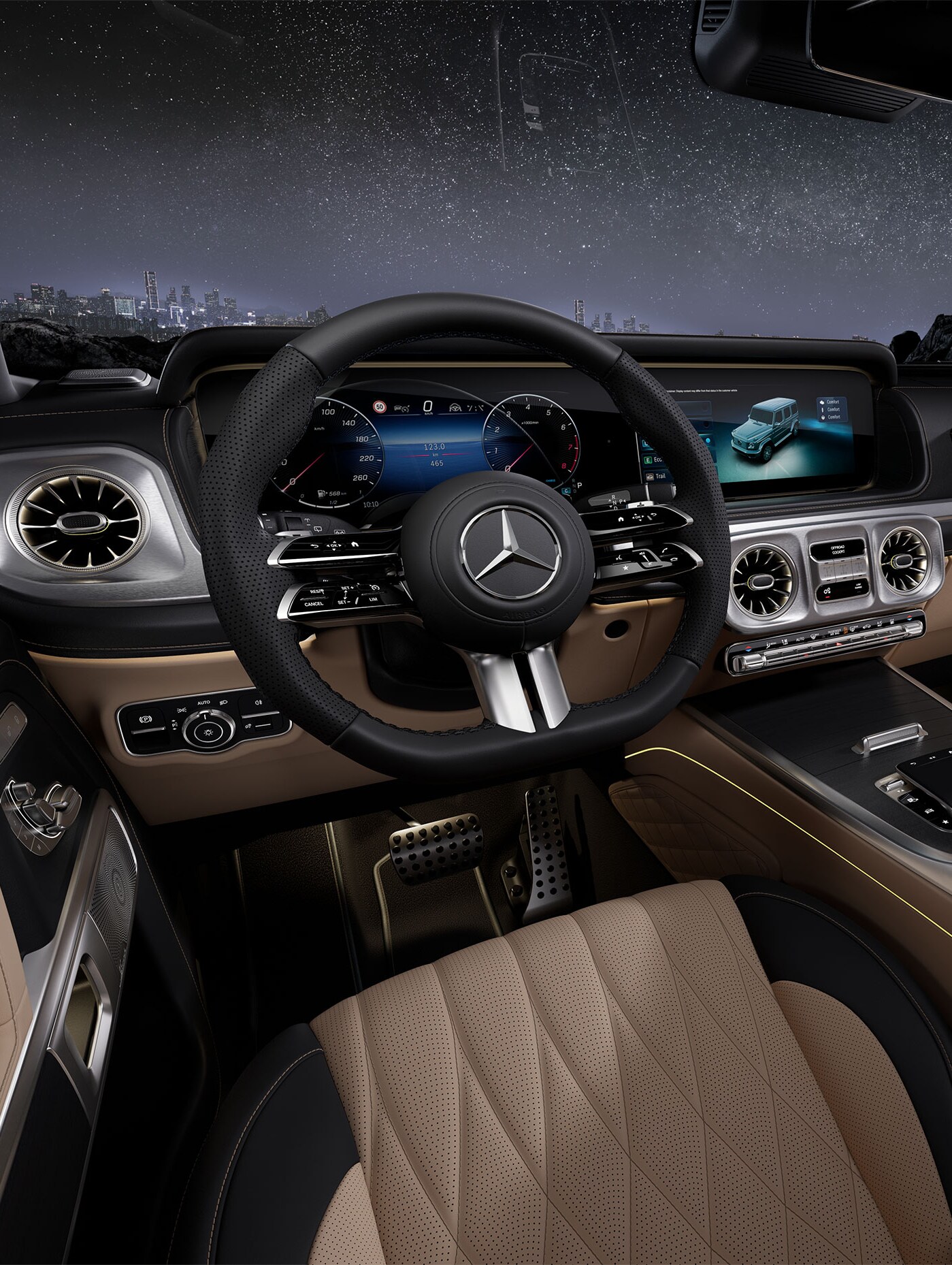 Interni di Classe G 580 elettrica