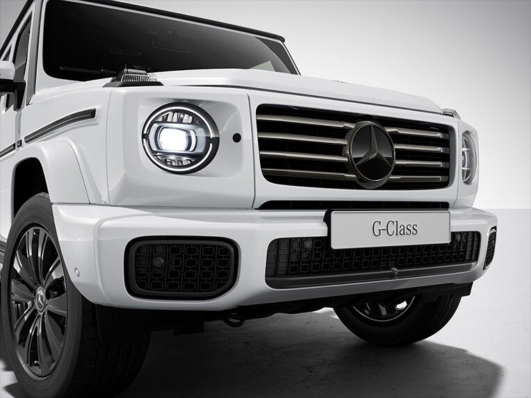 La Mercedes-Benz Classe G con il pacchetto MANUFAKTUR cromo scuro.