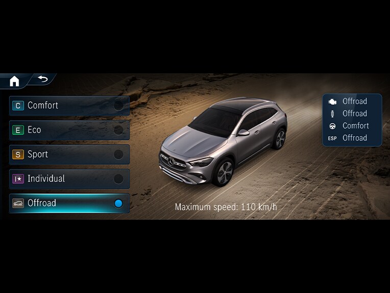 Il pacchetto tecnico Offroad della Mercedes-Benz GLA.