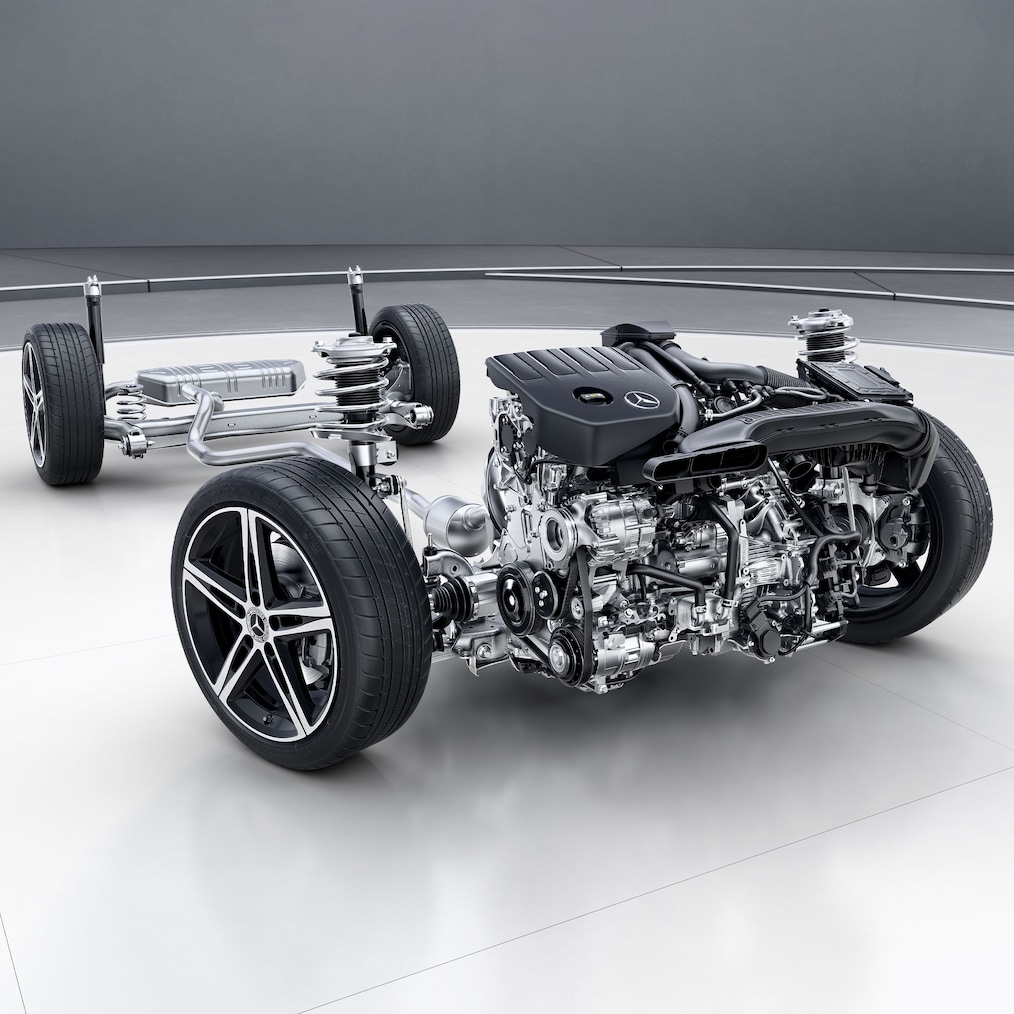 L’assetto Comfort di Mercedes-Benz GLB.
