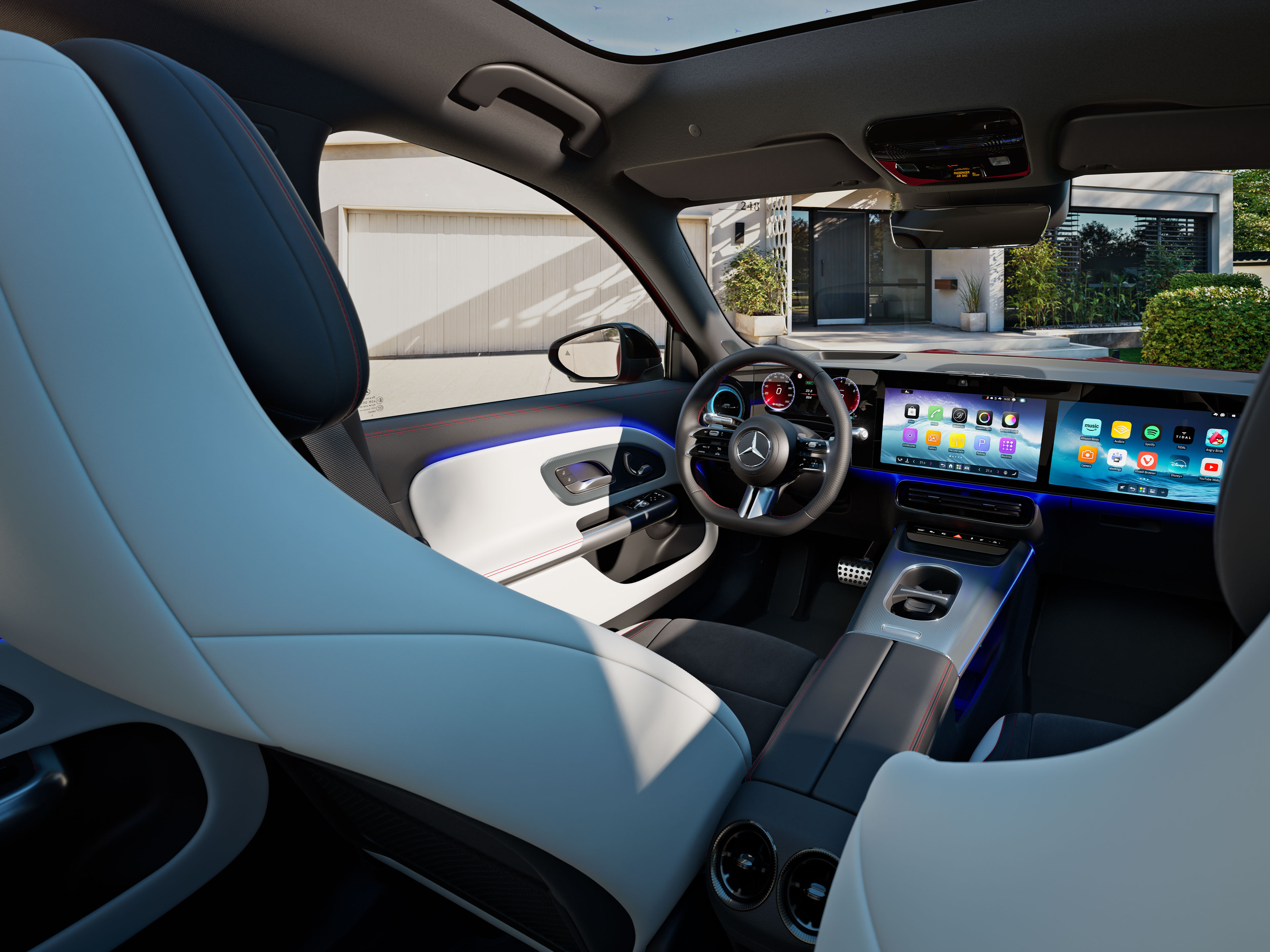 Interni | La nuova GLB | Mercedes-Benz Gli interni della nuova GLB di Mercedes-Benz.