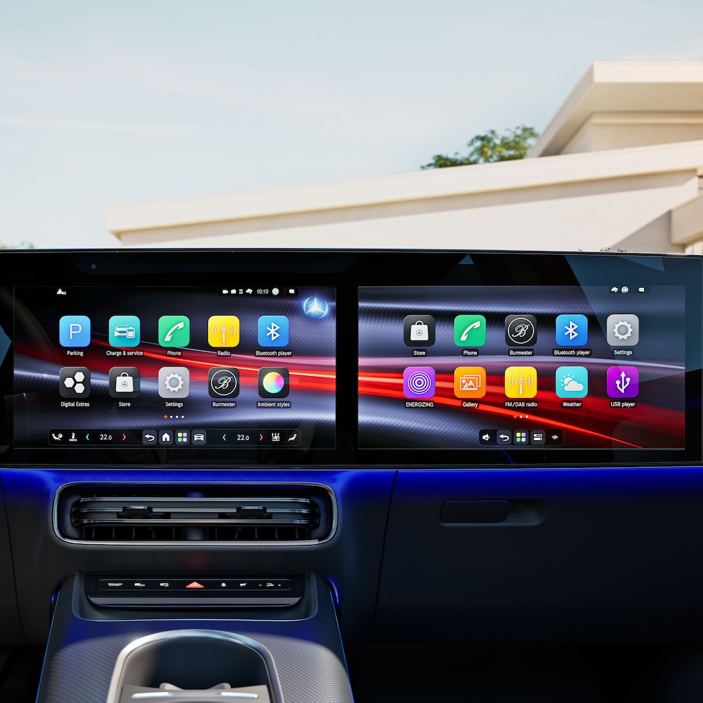 Il Mercedes-Benz Operating System nella Mercedes-Benz GLB.