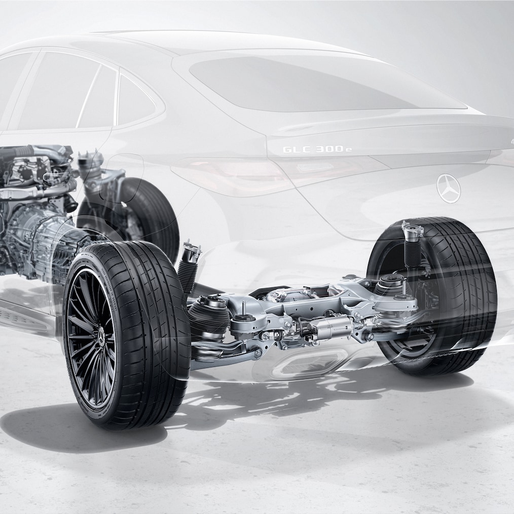 Il telaio di Mercedes-Benz GLC.
