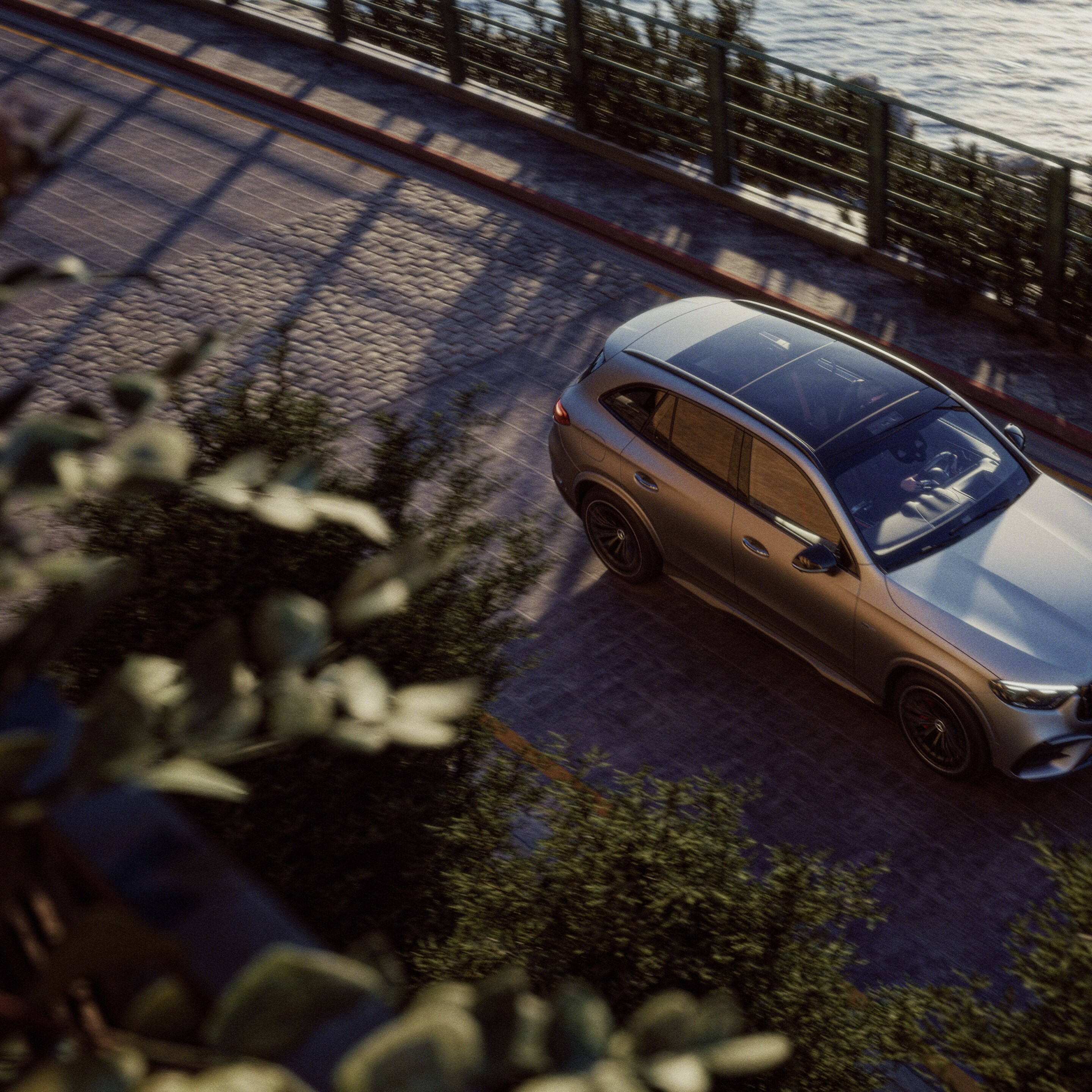 Gli esterni del nuovo Mercedes-AMG GLC SUV.