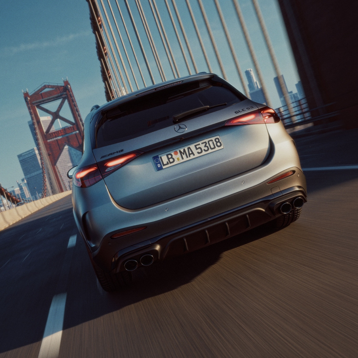 Motorizzazione del nuovo Mercedes-AMG GLC SUV.