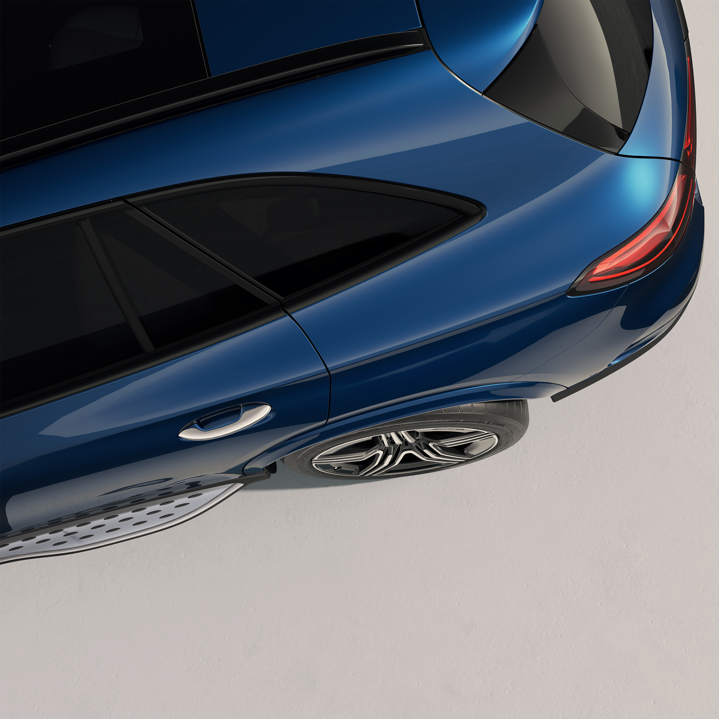 Il telaio della Mercedes-Benz GLC.