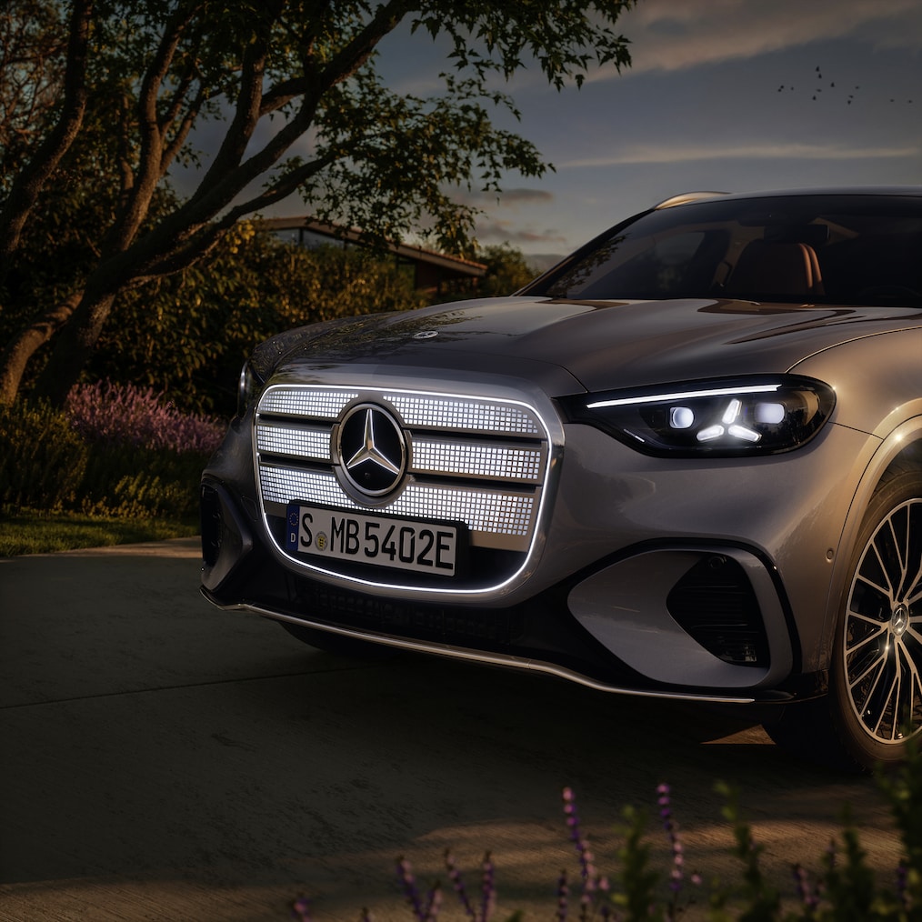 Gli esterni di nuova GLC 100% elettrica di Mercedes-Benz.