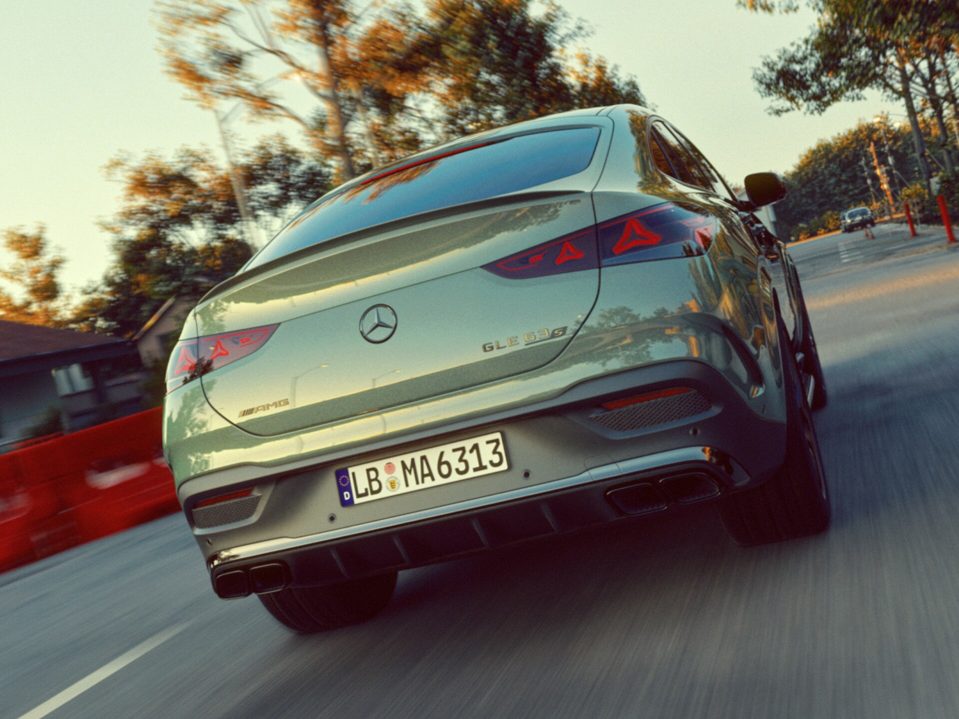 Il nuovo design posteriore della Mercedes-AMG GLE 63 S Coupé.
