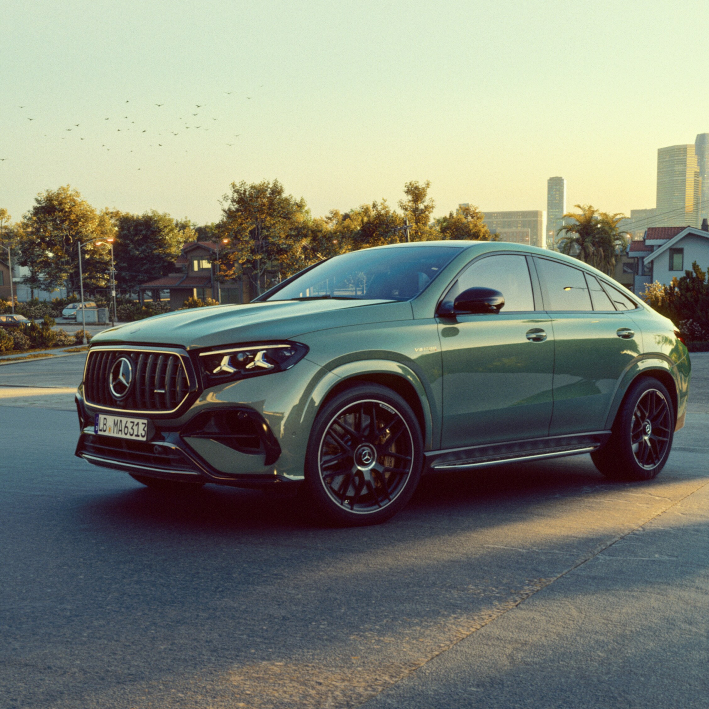 Il frontale di Nuova Mercedes-AMG GLE Coupé 63