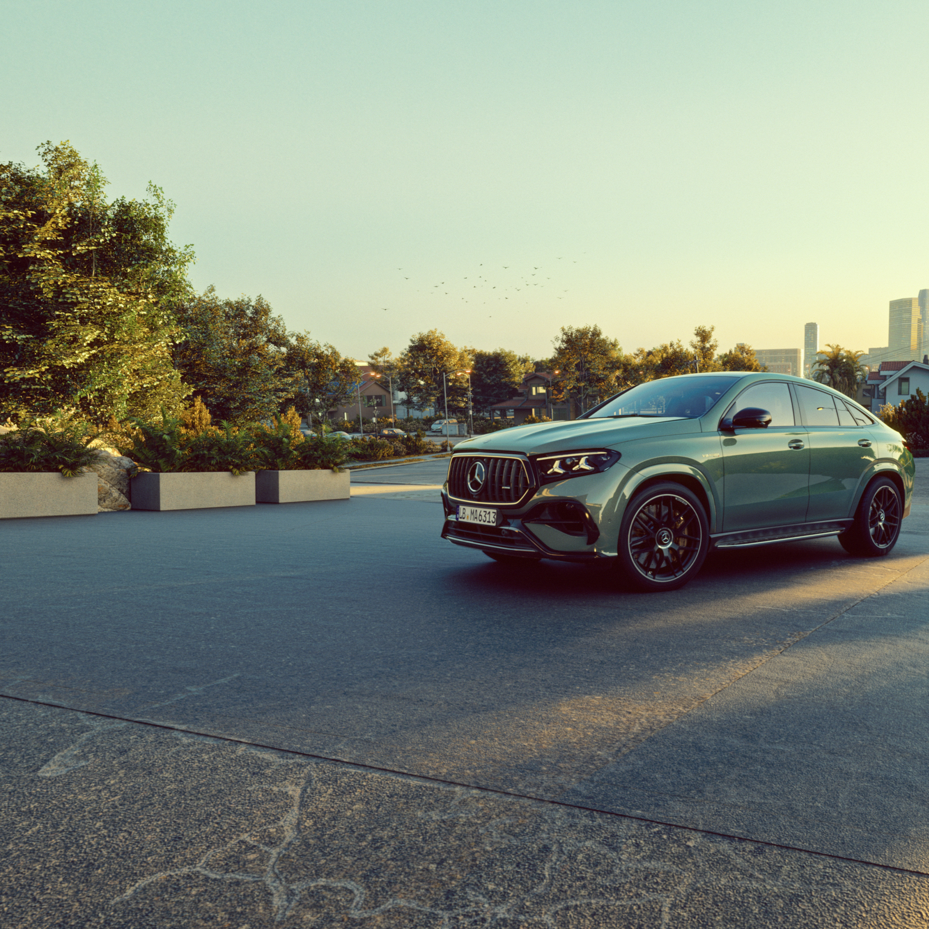 Il frontale di Nuova Mercedes-AMG GLE Coupé 63
