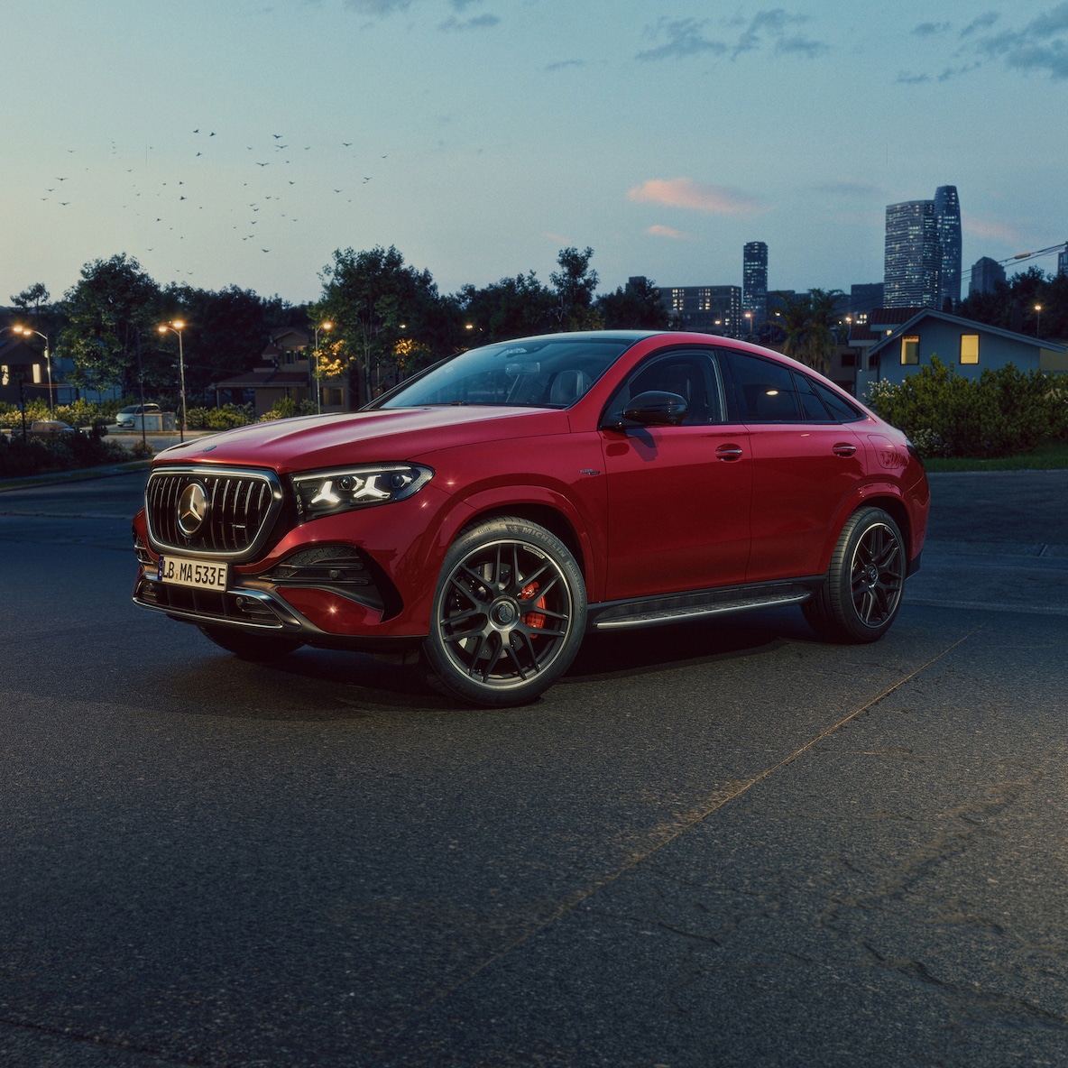 Il design sportivo della Mercedes-AMG GLE Coupé.