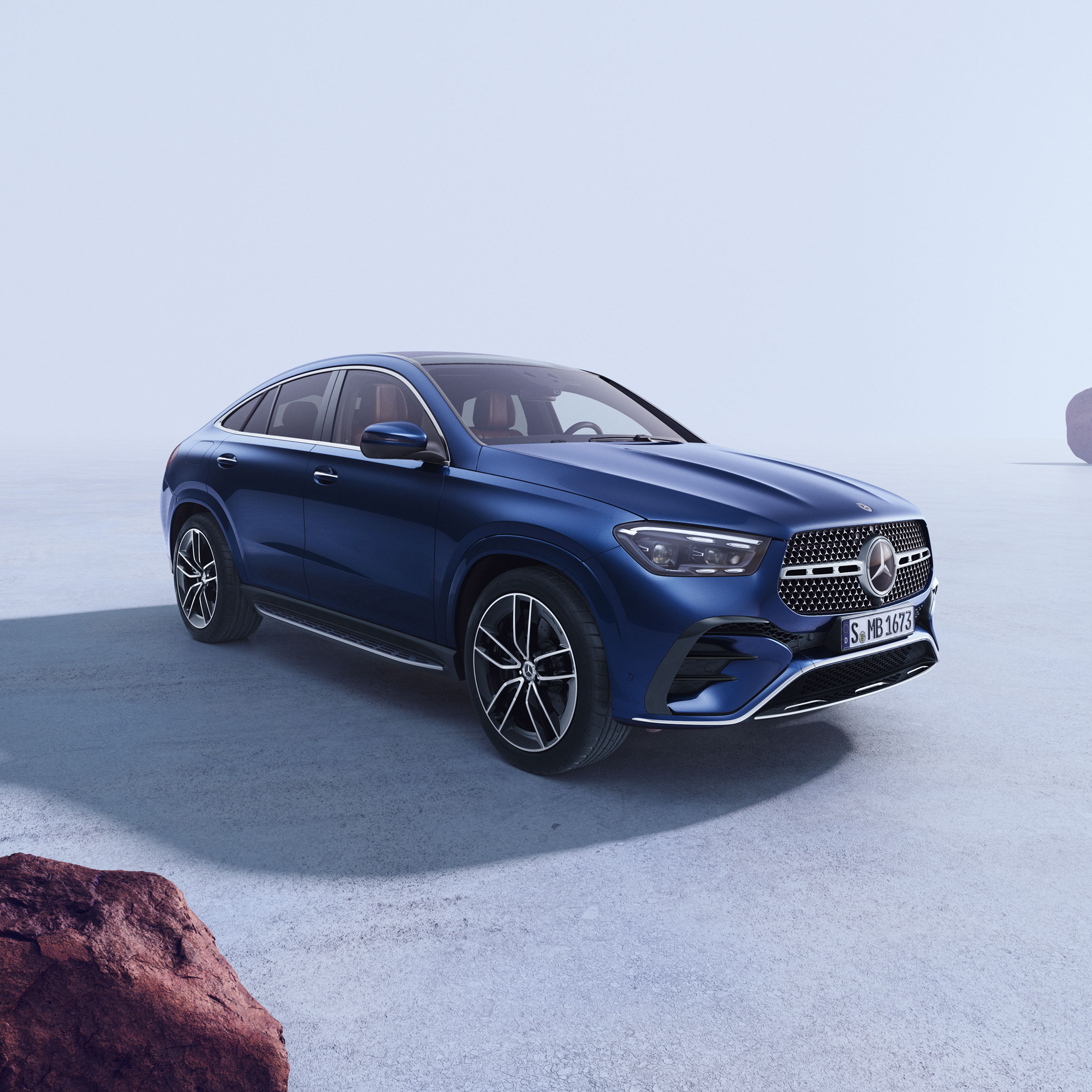 L'E-ACTIVE BODY CONTROL della Mercedes-Benz-GLE Coupé.