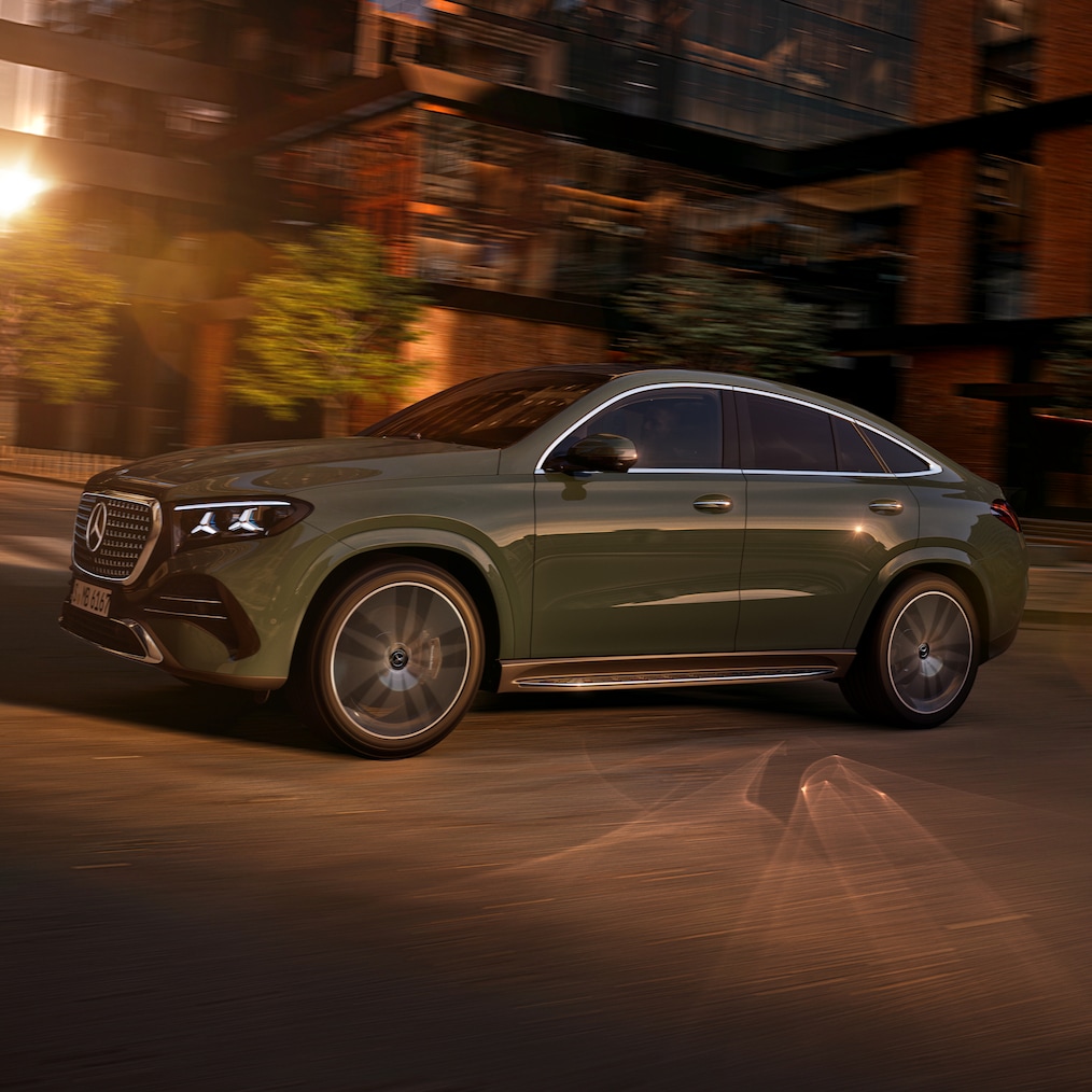 Il nuovo GLE Coupé di Mercedes-Benz con AMG Line.