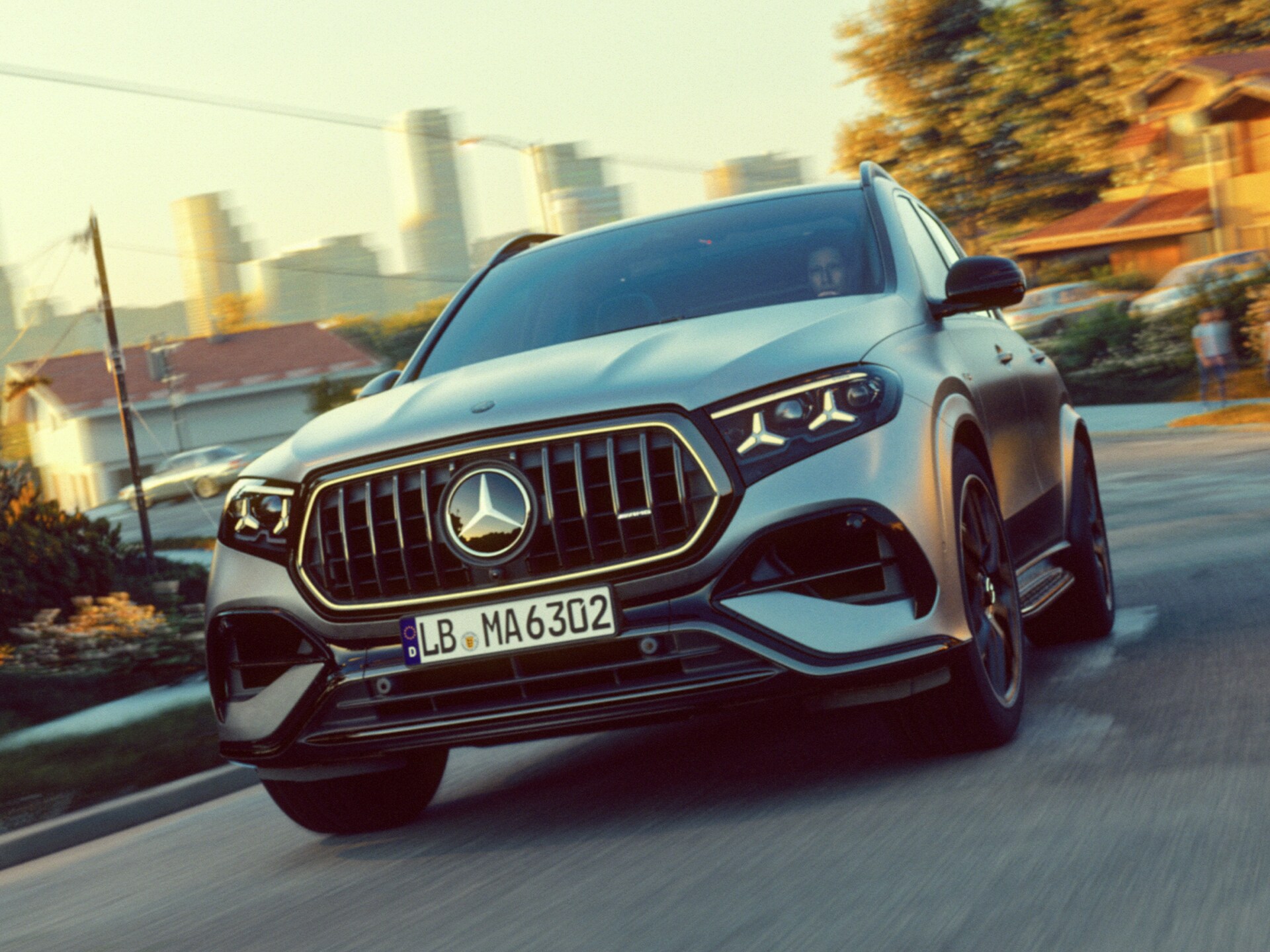 Il nuovo design frontale del SUV Mercedes-AMG GLE 63 S.