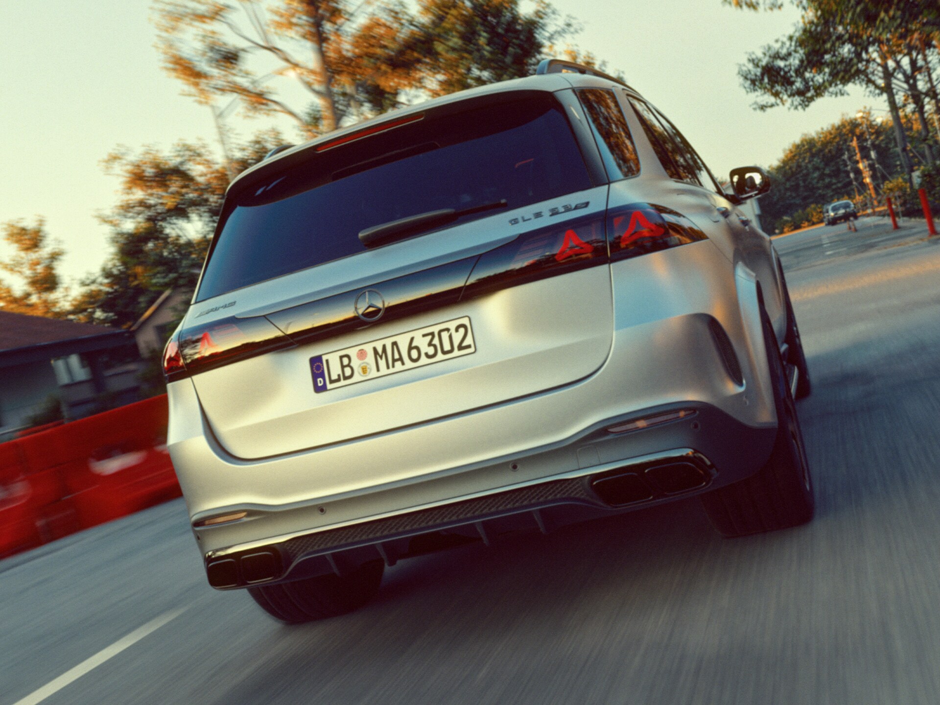 Il nuovo design del vano posteriore del SUV Mercedes-AMG GLE 63 S.