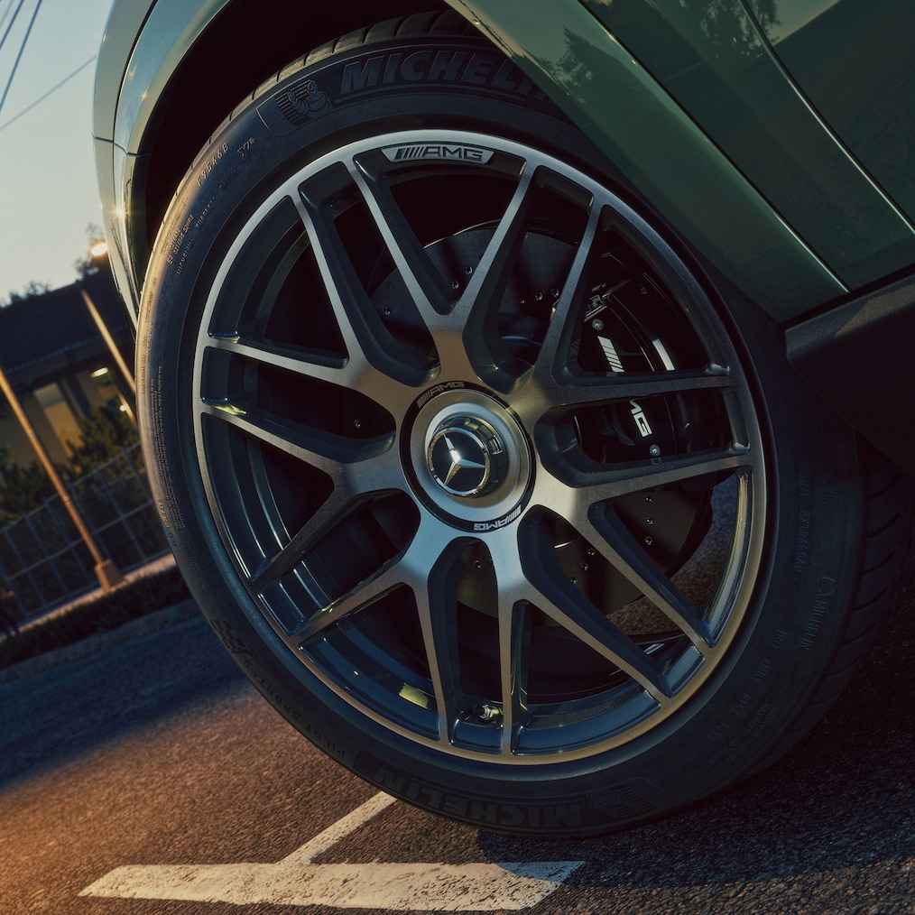 I cerchi orientati alle prestazioni della GLE 53 4MATIC+ di Mercedes-AMG.