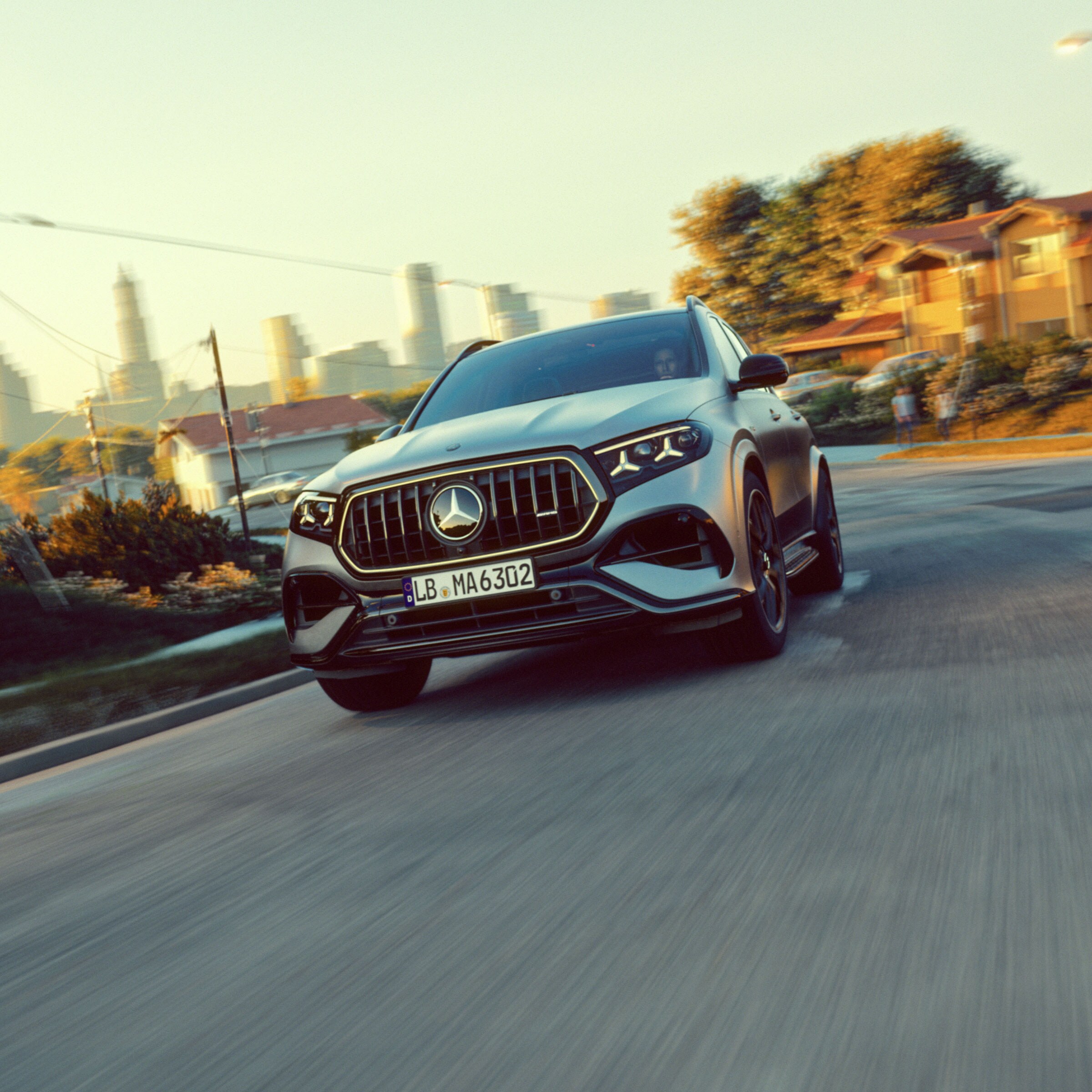 Frontale di Nuova Mercedes-AMG GLE SUV 63