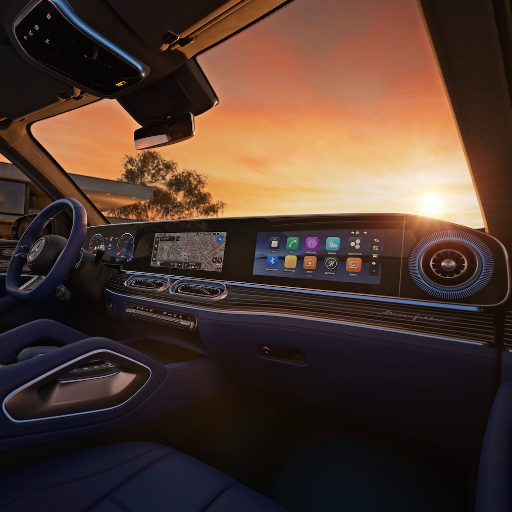La plancia portastrumenti del nuovo GLE di Mercedes-Benz.