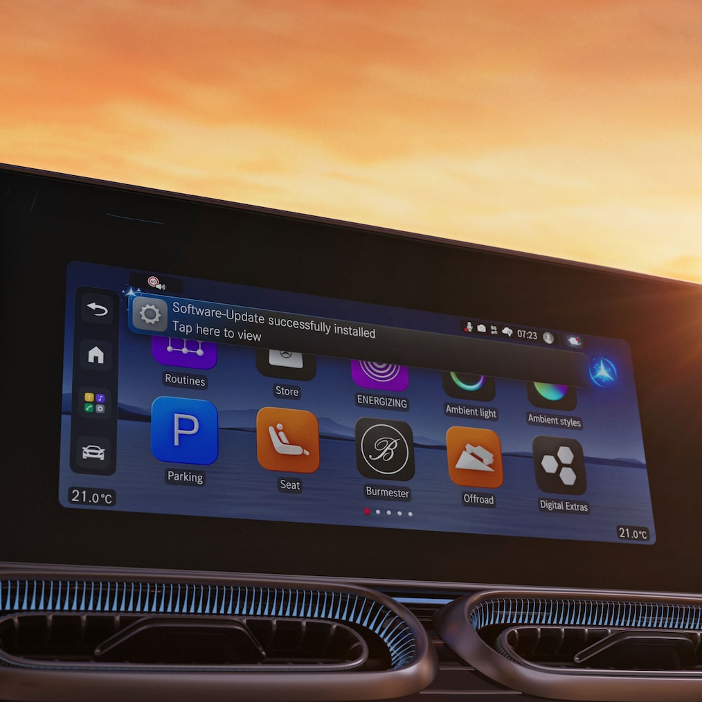 Il Mercedes-Benz Operating System (MB.OS) del nuovo GLE di Mercedes-Benz.