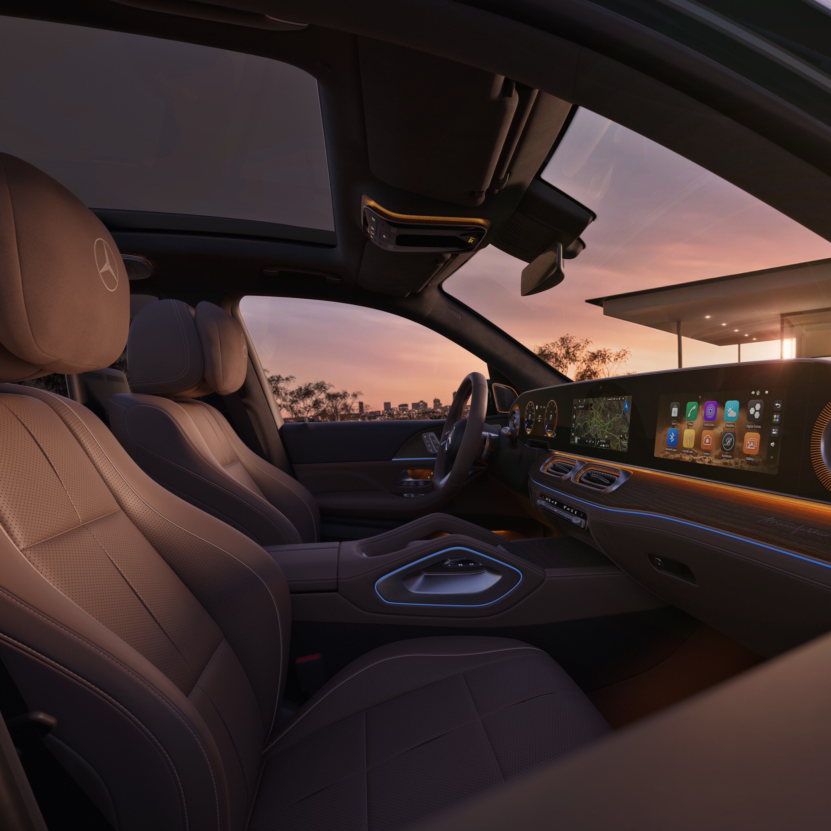 Il sistema di riconoscimento automatico dei segnali stradali di Nuova GLS di Mercedes-Benz.