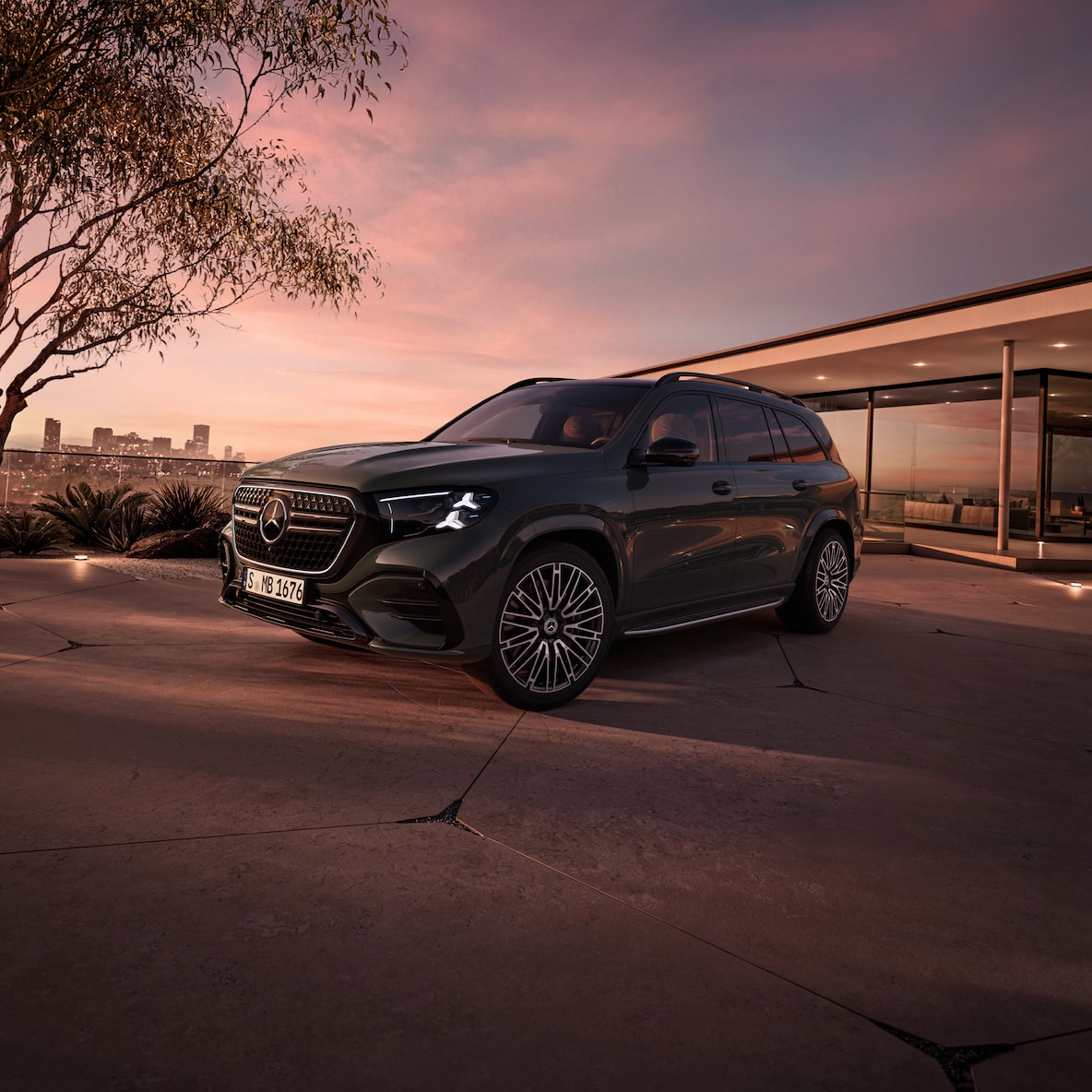 Esterni del nuovo GLS di Mercedes-Benz.