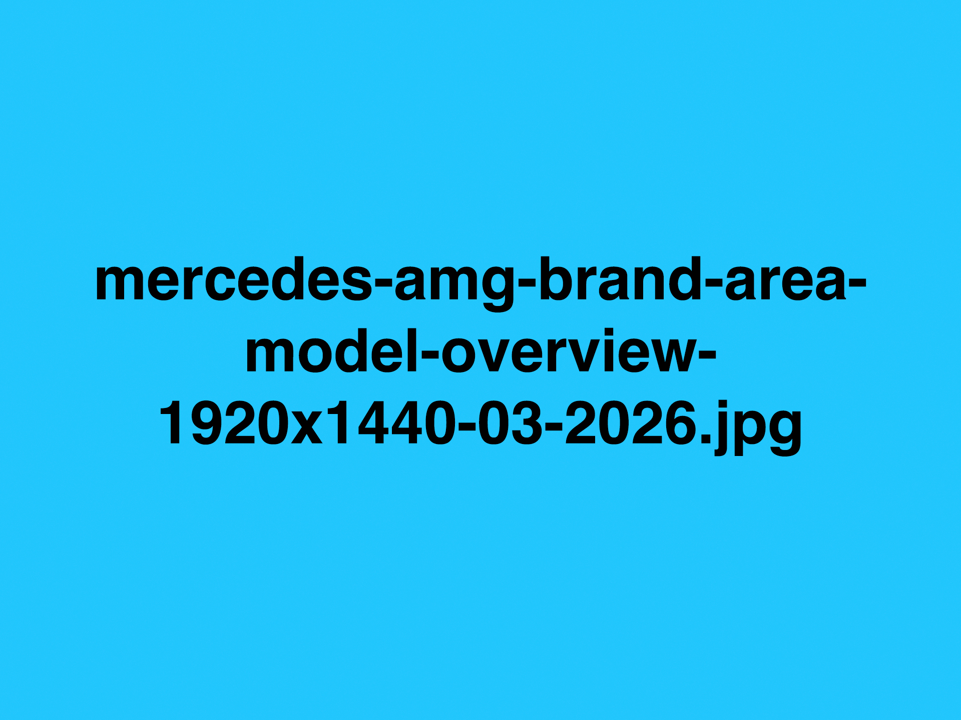 Panoramica dei modelli | Il marchio | Mercedes-AMG Panoramica dei modelli Mercedes-AMG.