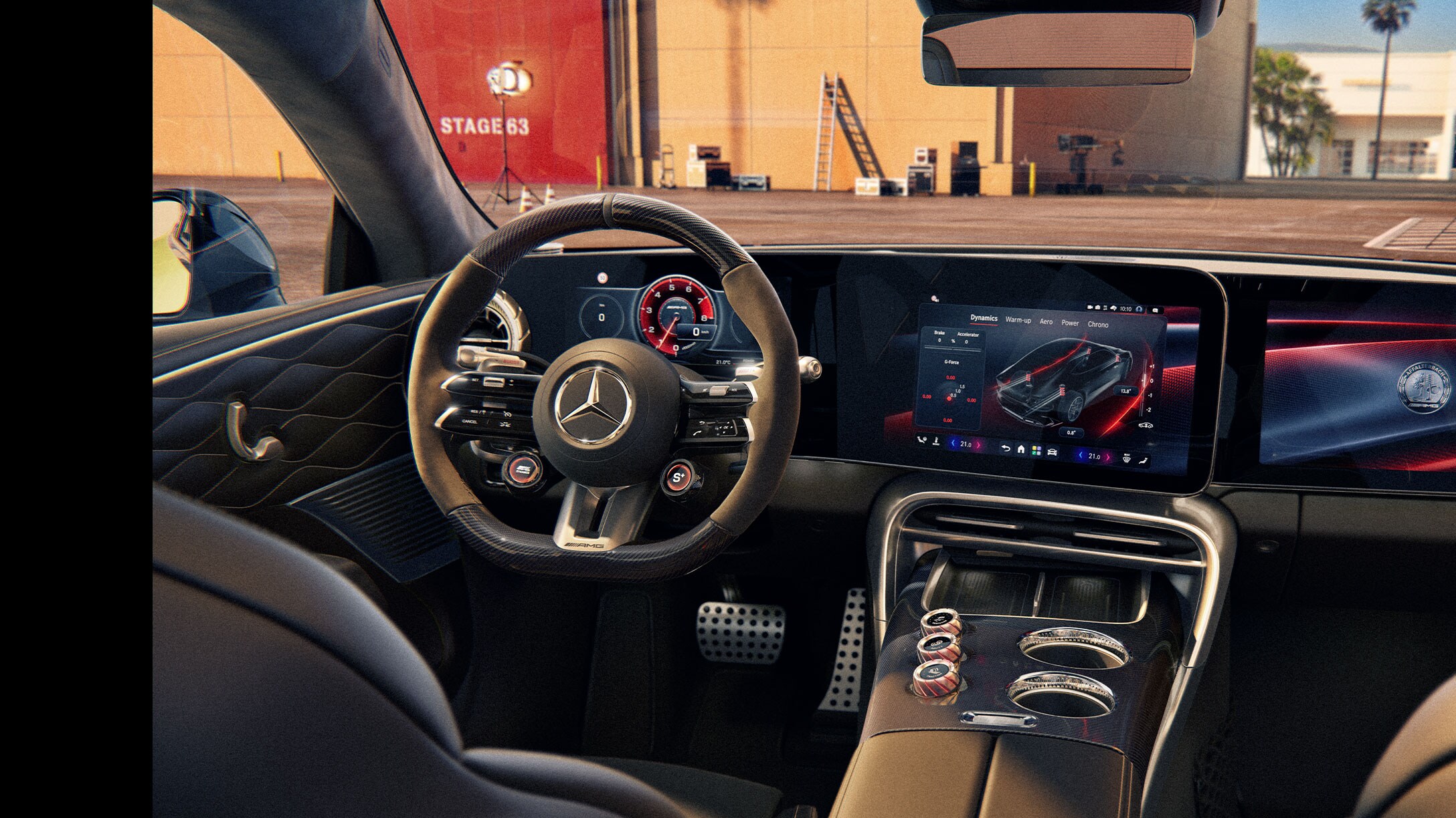 La plancia Mercedes-AMG.