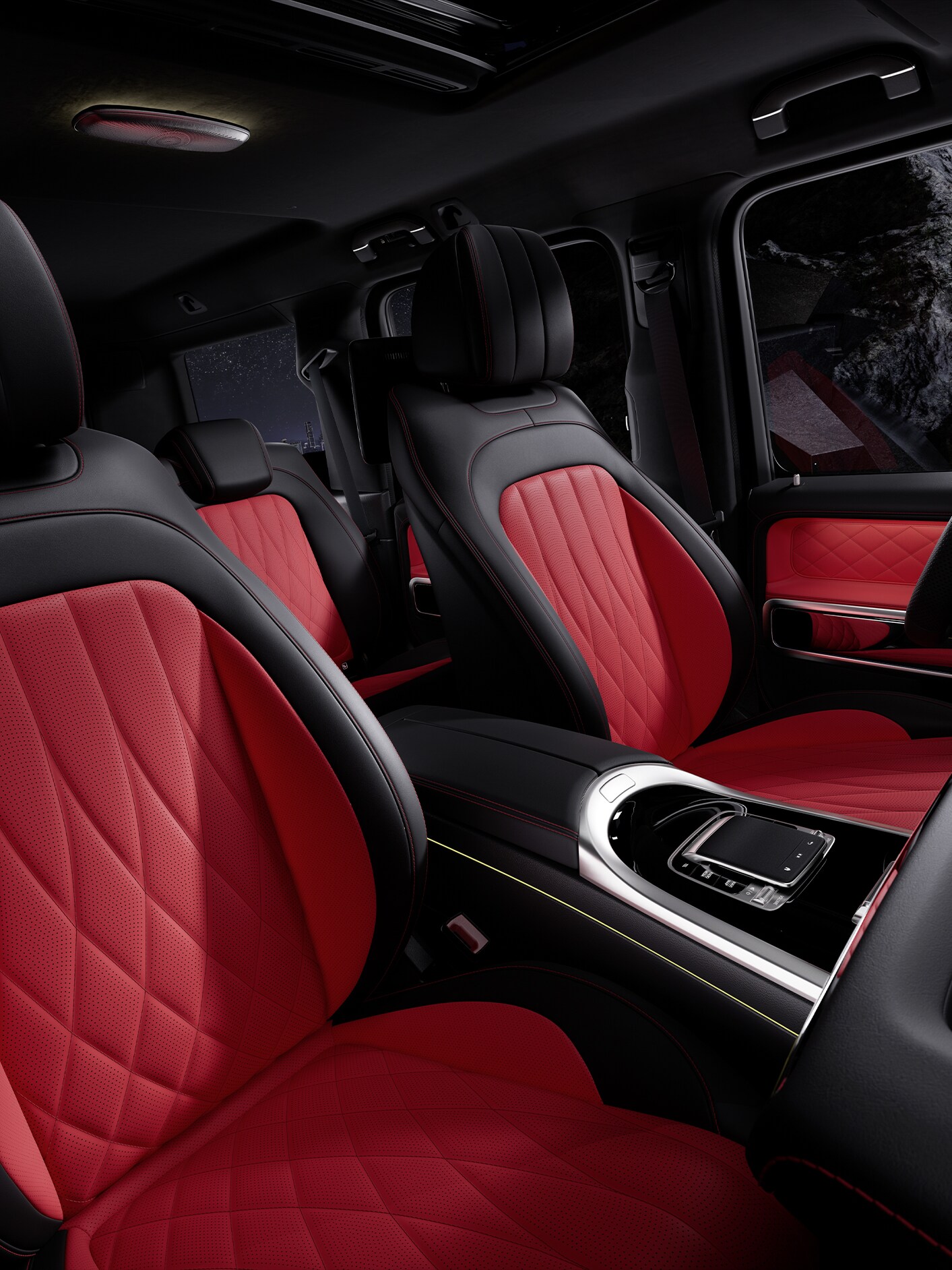 Gli interni Manufaktur di Classe G.